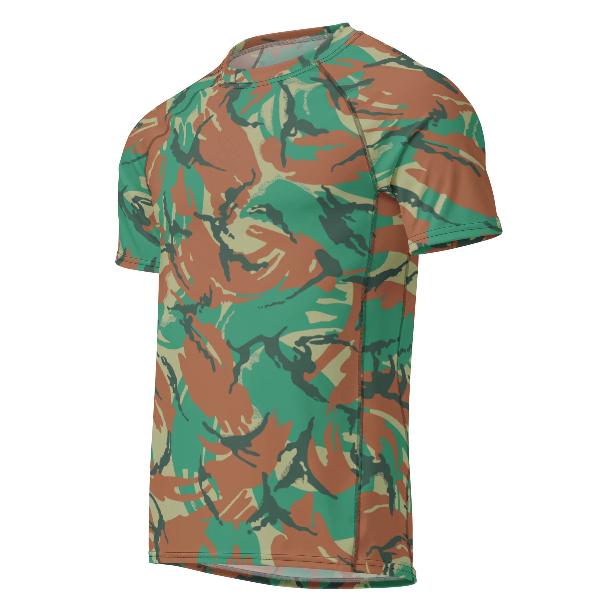 South African DPM Special Forces CAMO Mens Short-Sleeve Rash Guard - Image 6