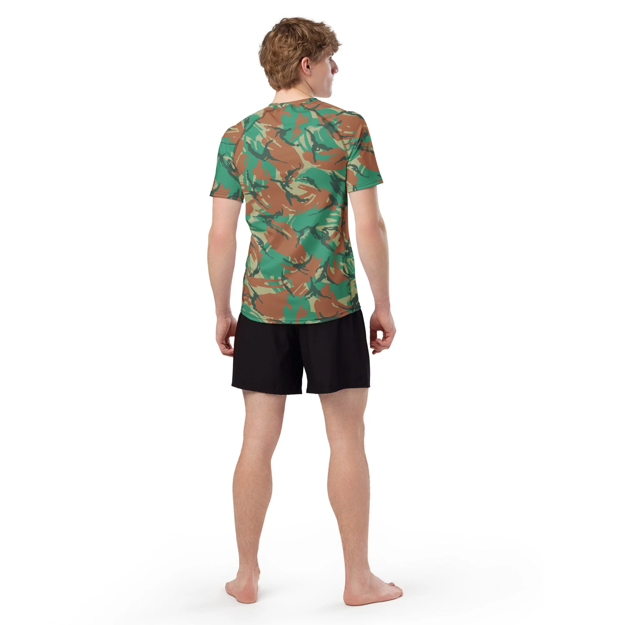 South African DPM Special Forces CAMO Mens Short-Sleeve Rash Guard - Image 9