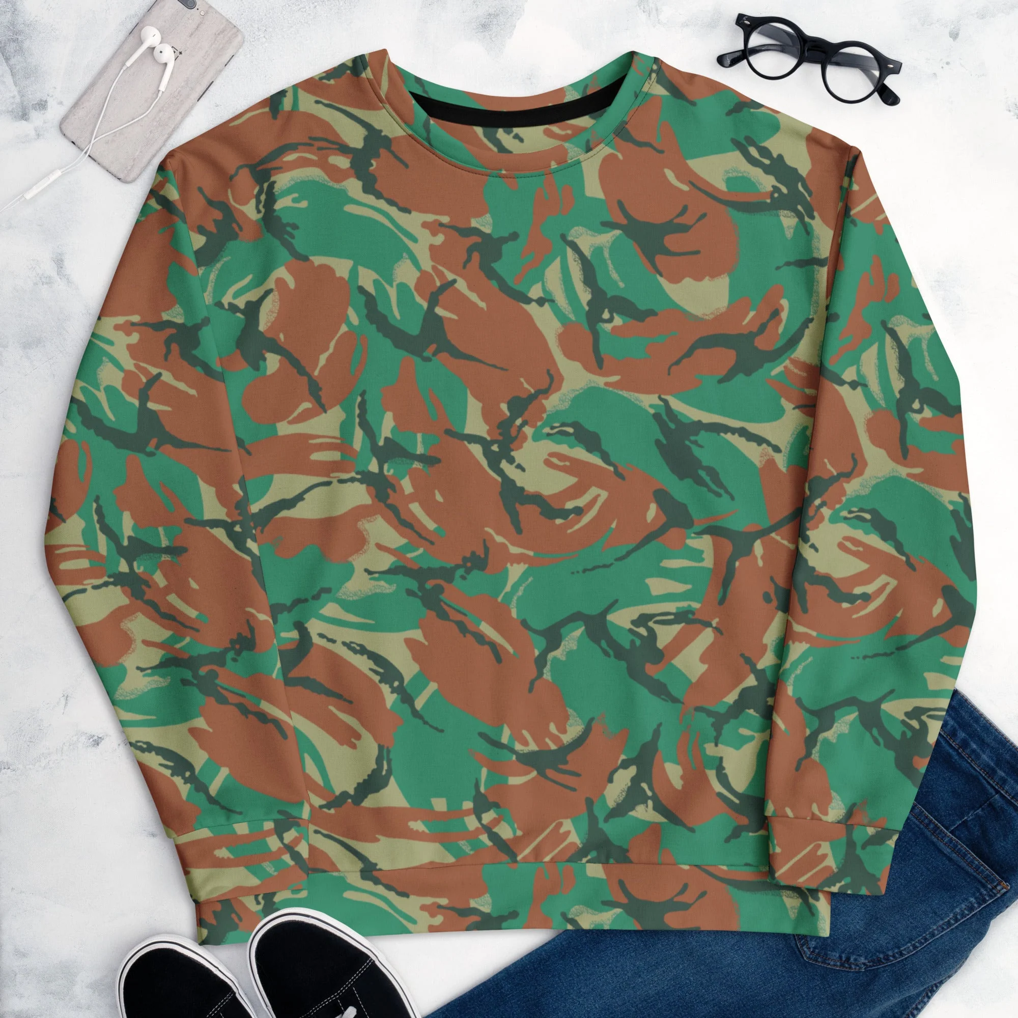 South African DPM Special Forces CAMO Unisex Sweatshirt - Image 10