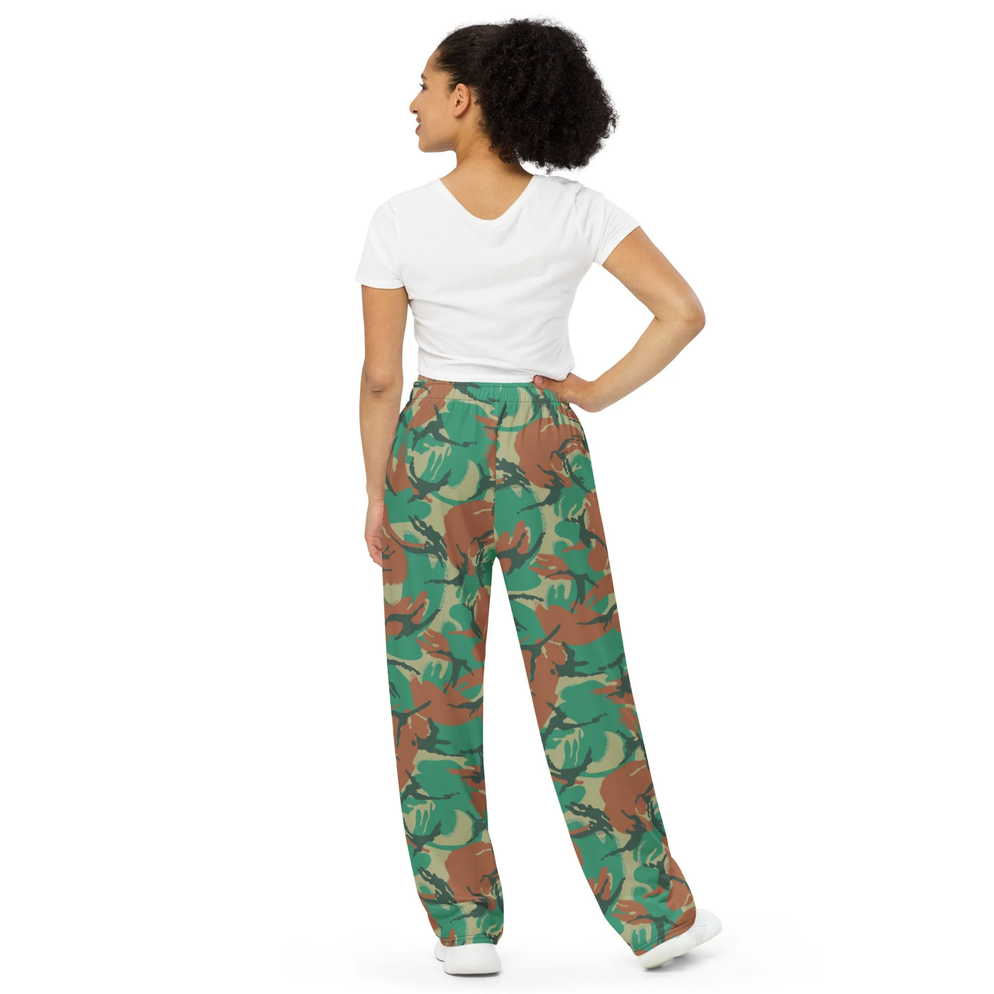 South African DPM Special Forces CAMO Unisex Wide-Leg Leisure Pants - Image 2