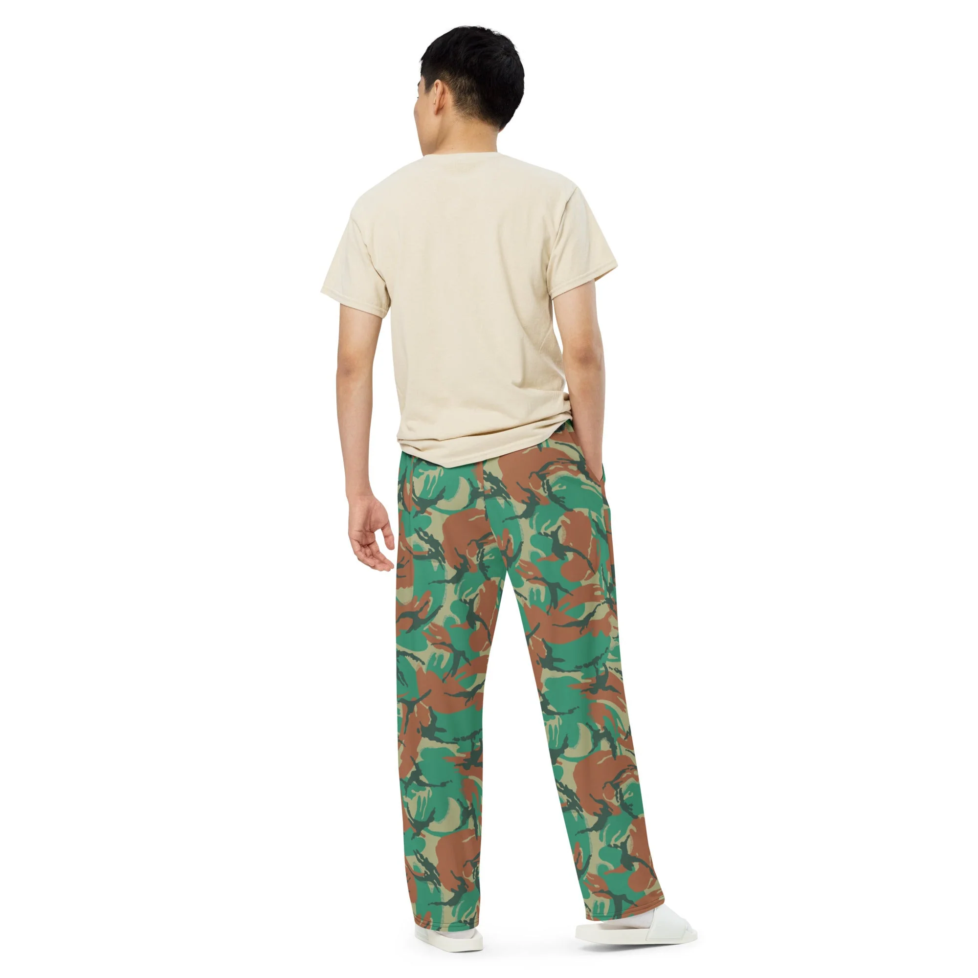 South African DPM Special Forces CAMO Unisex Wide-Leg Leisure Pants - Image 3