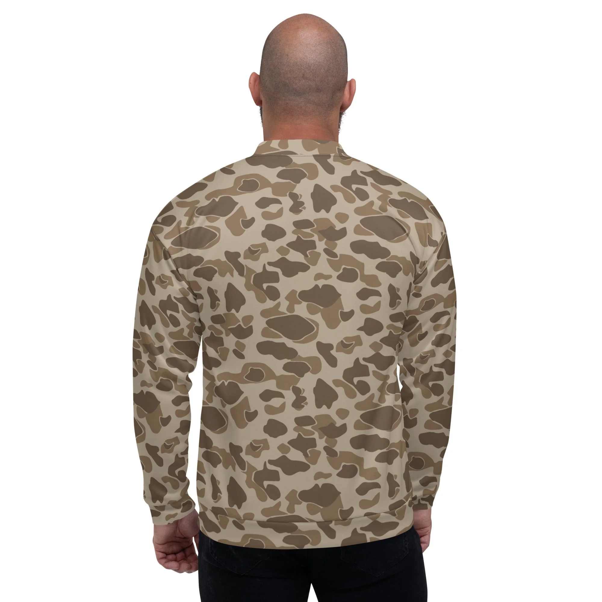 American Frog Skin Sandbeach CAMO Unisex Bomber Jacket - Image 7