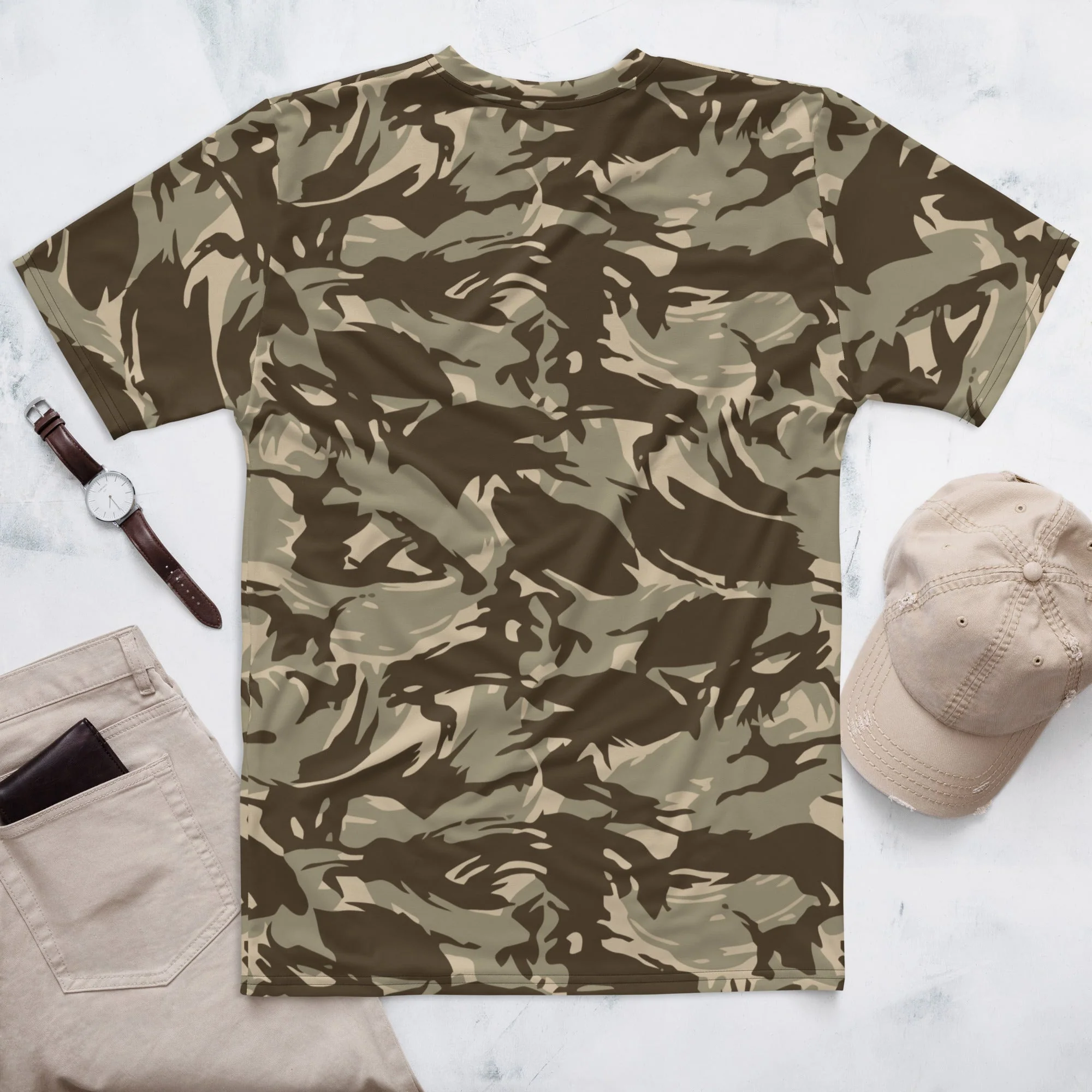 Saudi Arabian DPM Desert CAMO Mens T-Shirt - Image 3