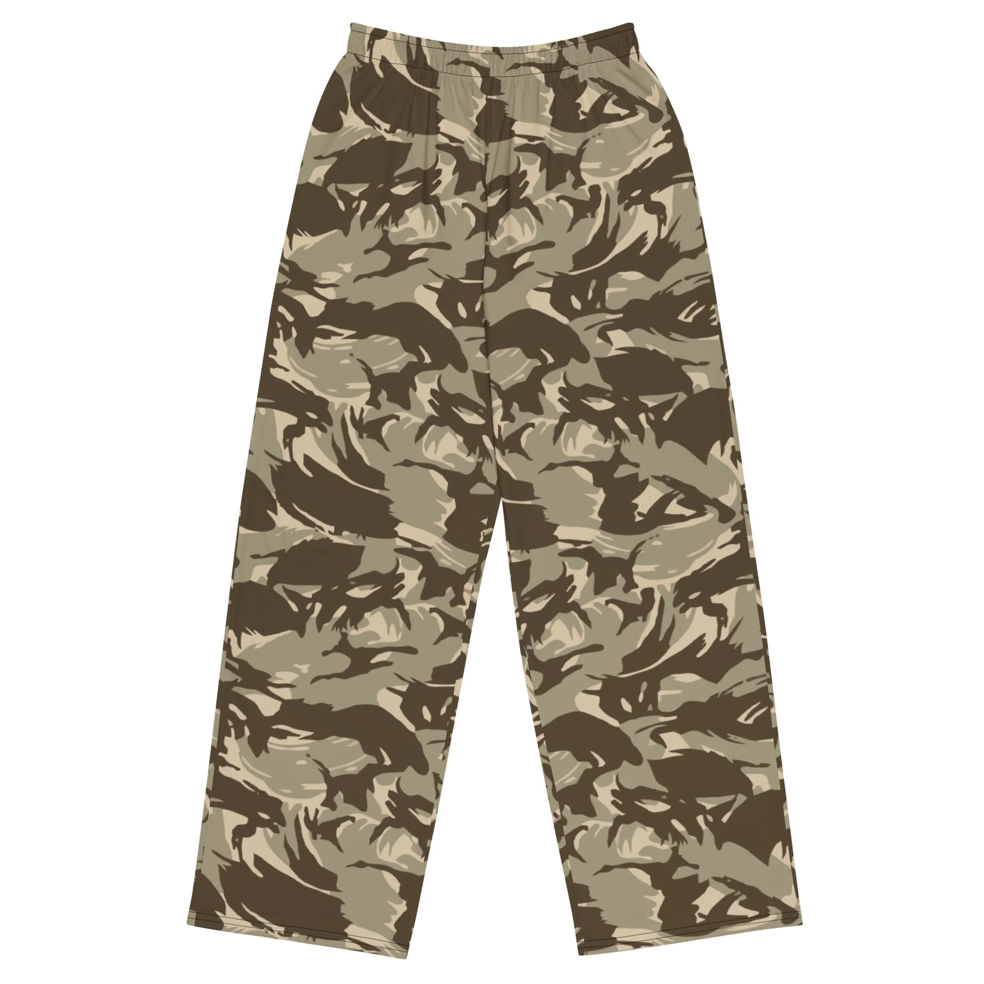Saudi Arabian DPM Desert CAMO Unisex Wide-Leg Leisure Pants