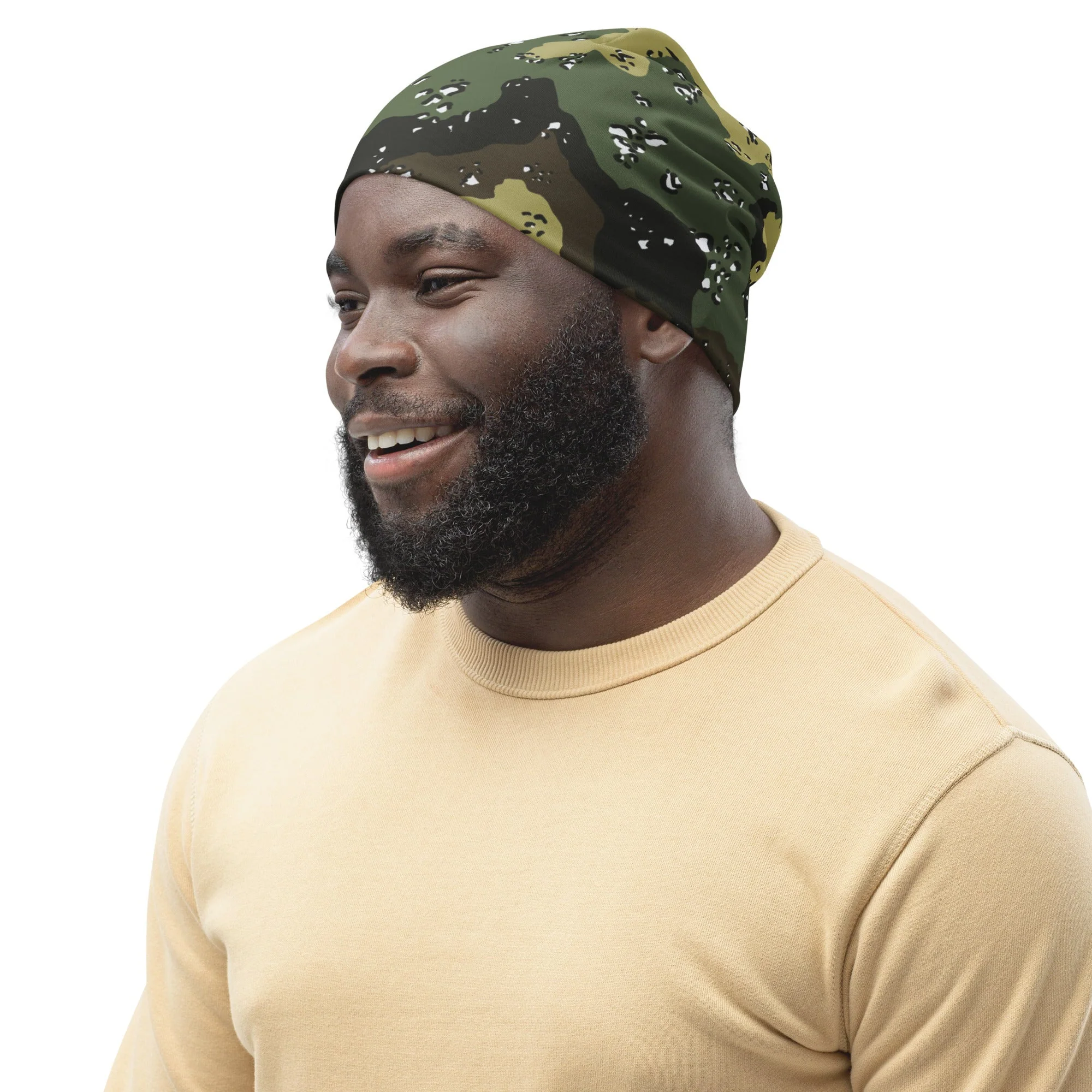 Saudi Arabian Chocolate Chip Marsh CAMO Beanie - Image 4