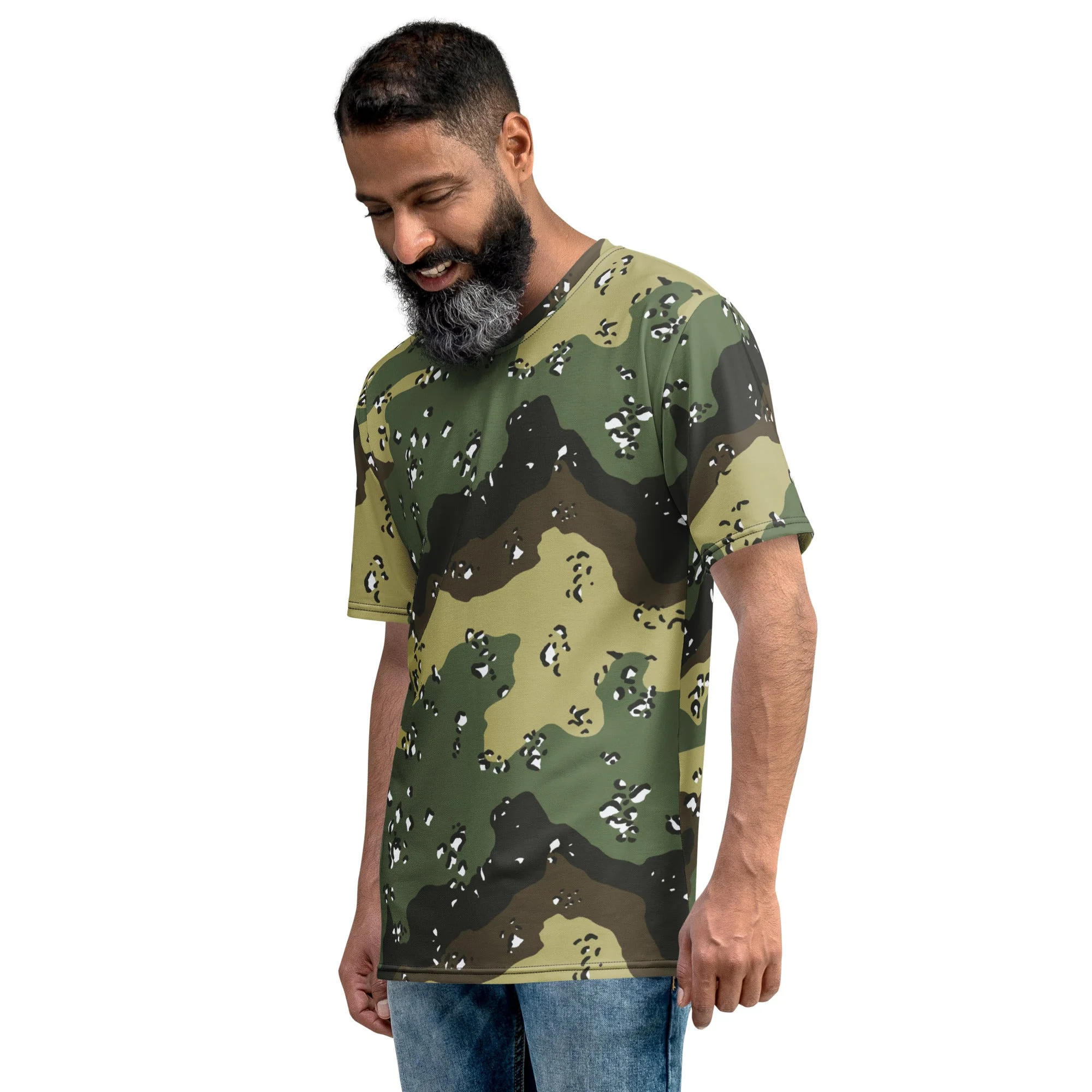 Saudi Arabian Chocolate Chip Marsh CAMO Mens T-Shirt - Image 5