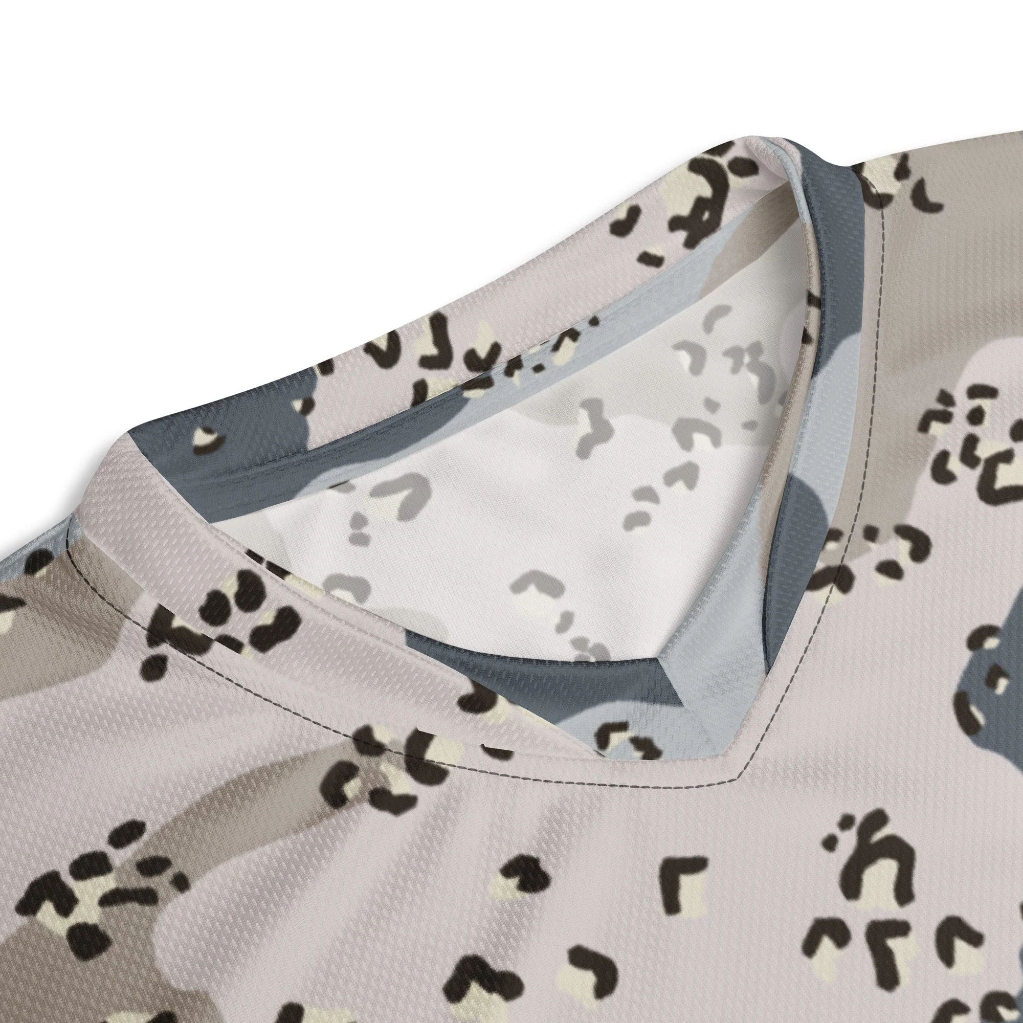 Saudi Arabian Chocolate Chip Desert Border Guard CAMO Unisex Sports Jersey - Image 3