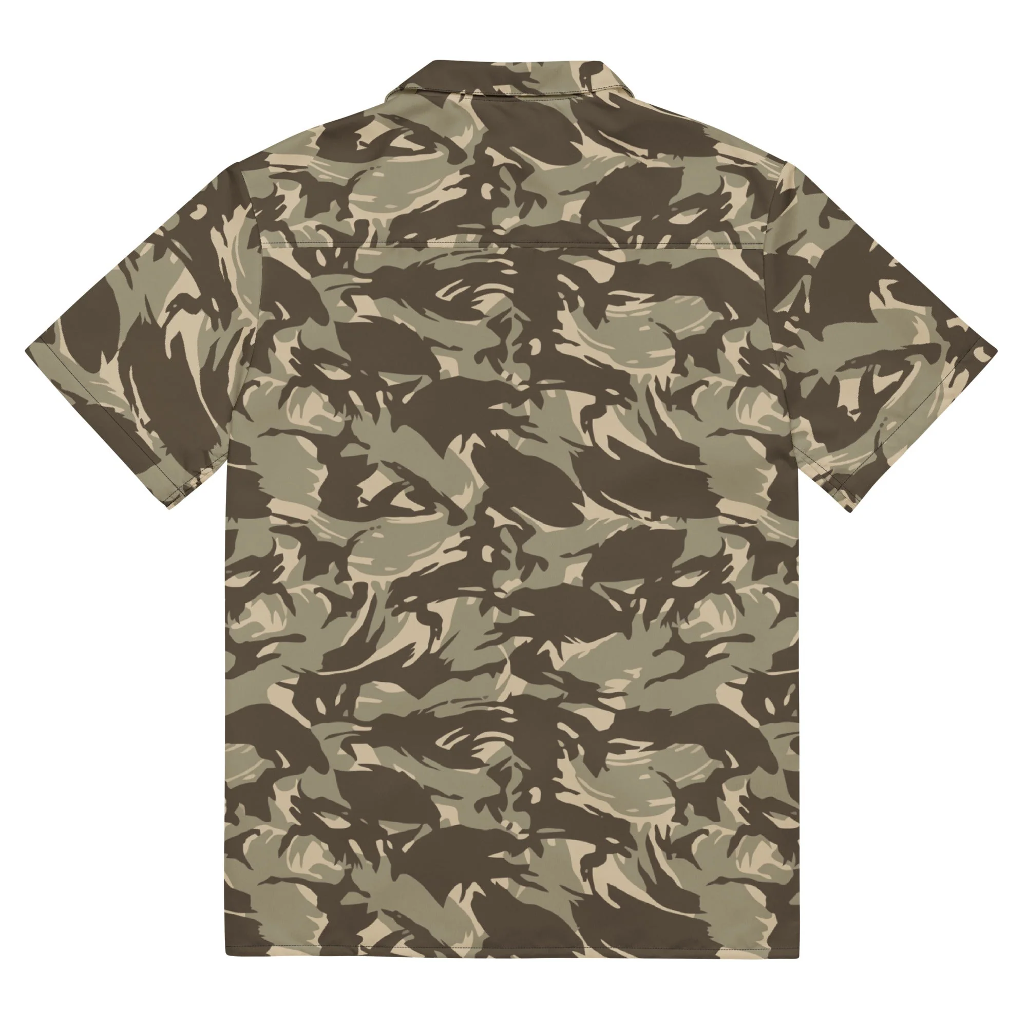 Saudi Arabian DPM Desert CAMO Unisex Short-Sleeve Button Shirt - Image 5