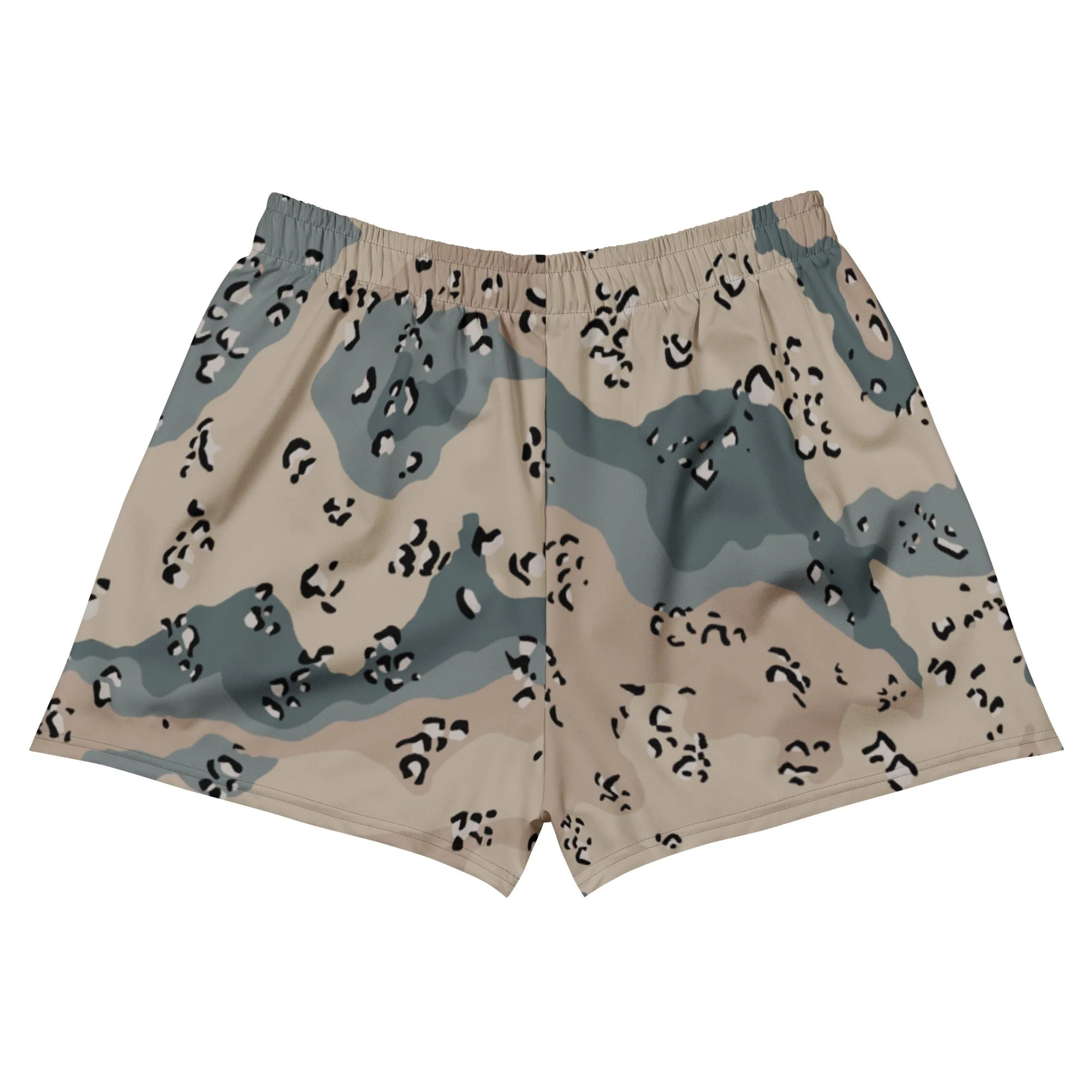 Saudi Arabian Chocolate Chip Marines Desert CAMO Unisex Athletic Shorts - Image 3
