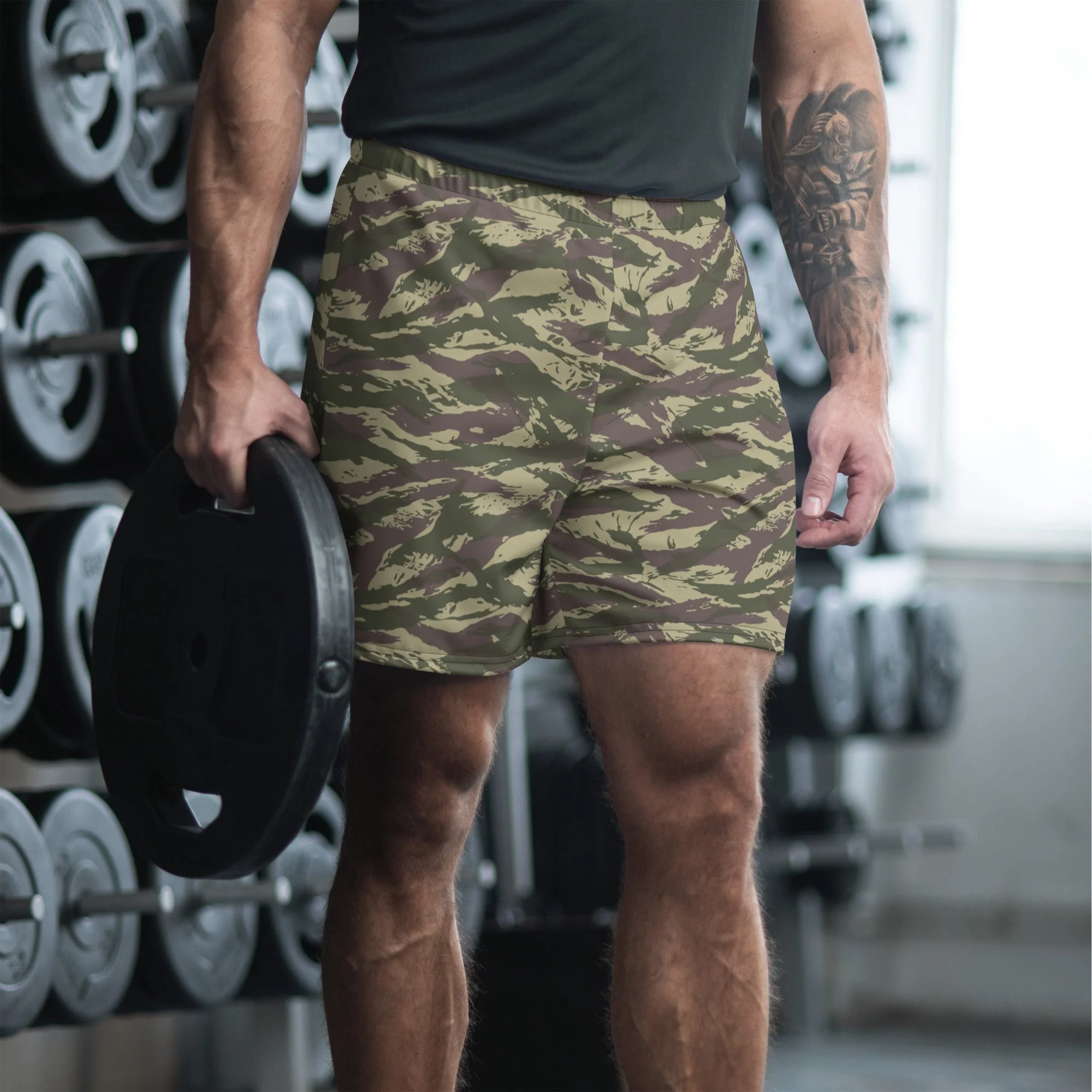Serbian Lizard Arkan CAMO Unisex Athletic Long Shorts