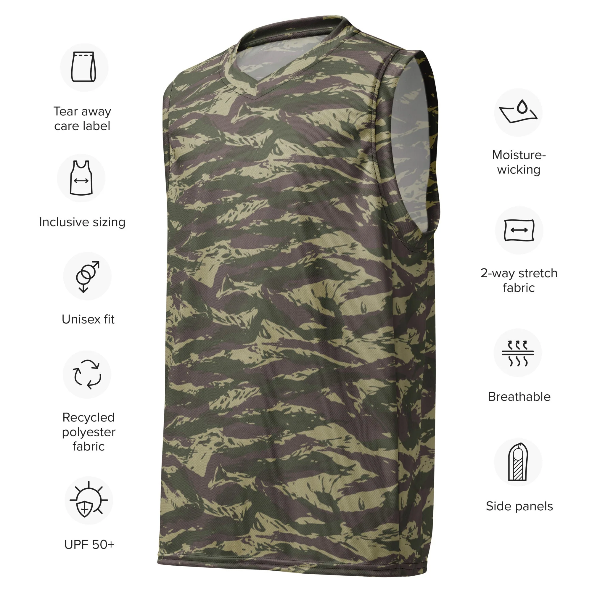 Serbian Lizard Arkan CAMO Unisex Basketball Jersey - Image 3