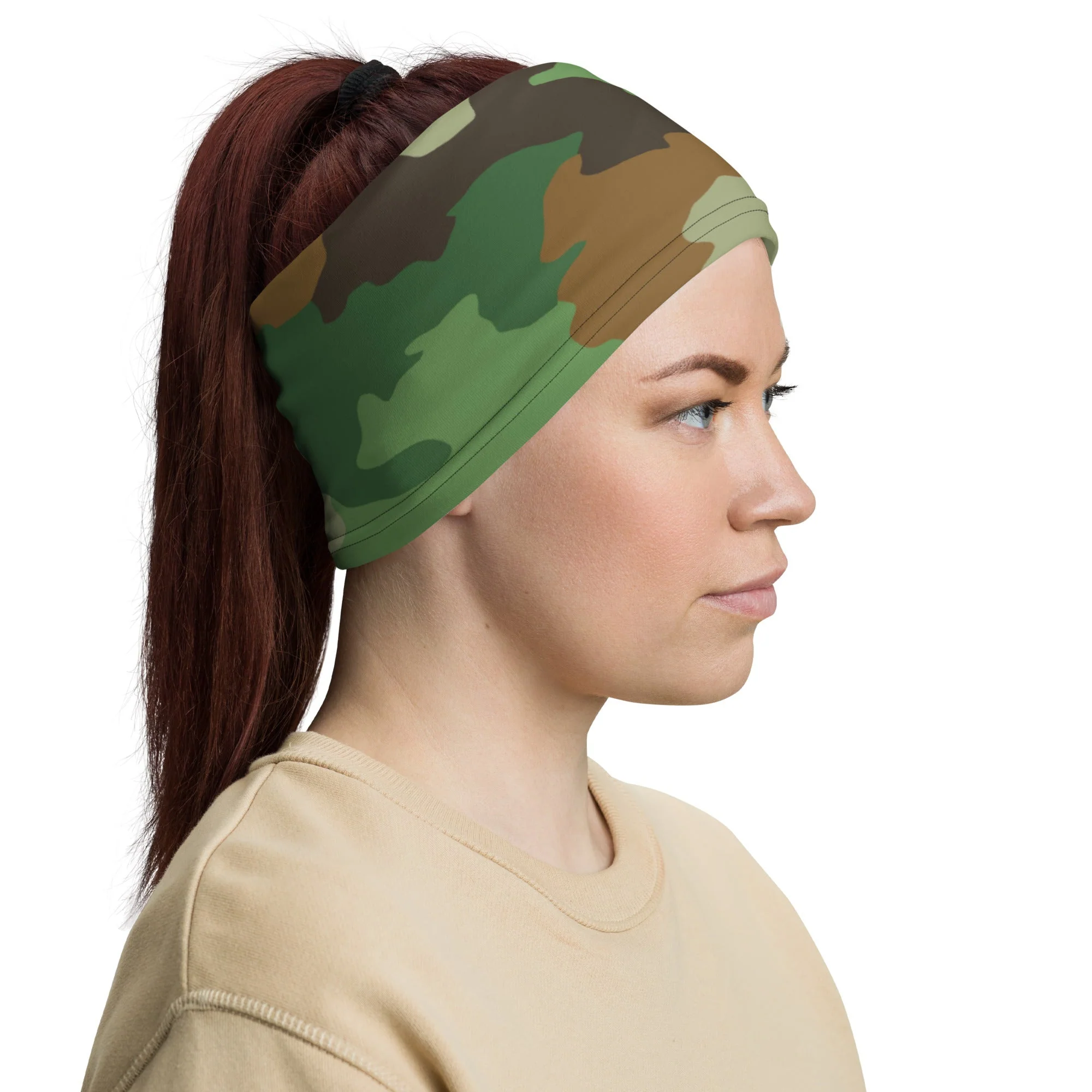 Serbian Oak Leaf Woodland CAMO Neck Gaiter - Image 2