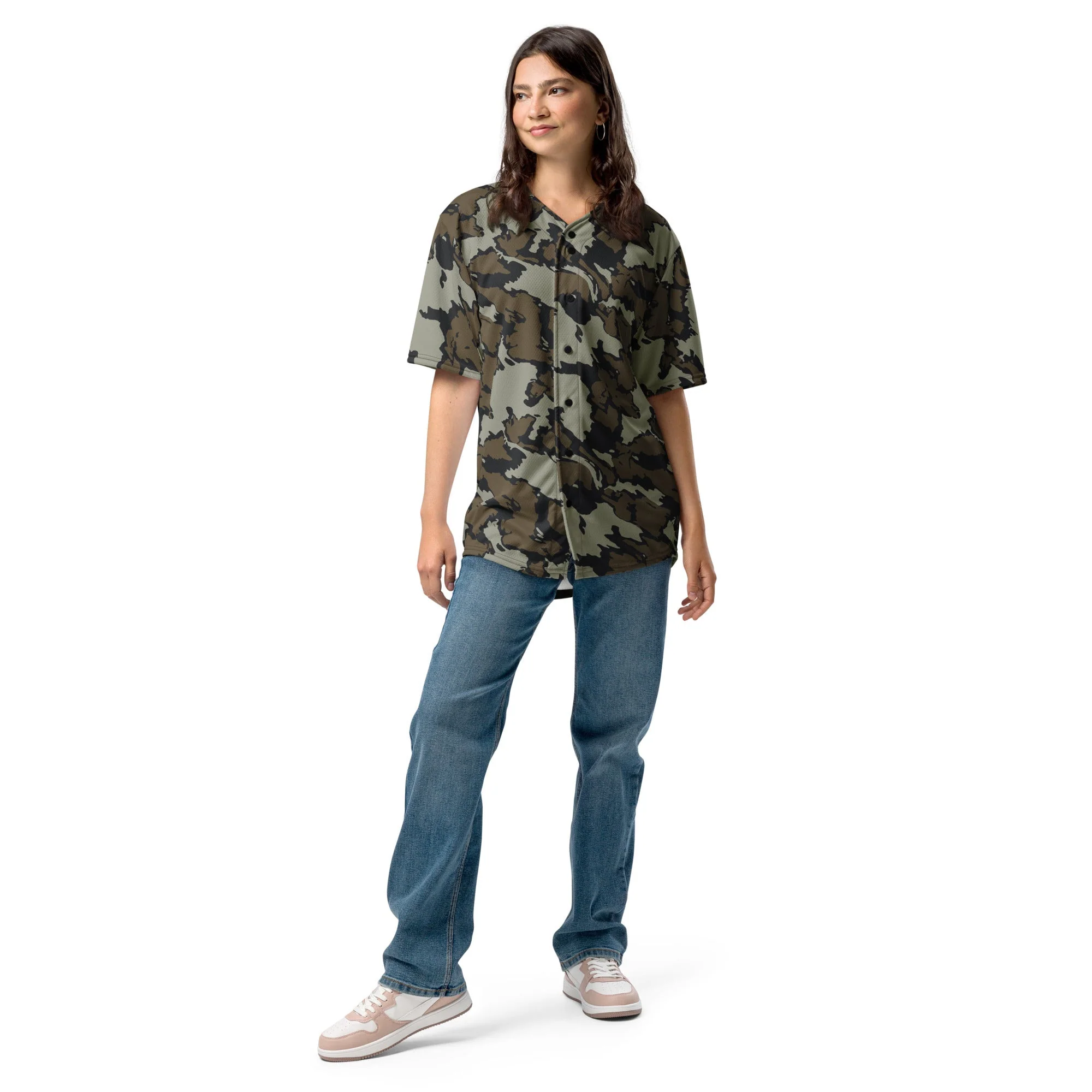 Shadow Timber CAMO Unisex Baseball Jersey - Image 10