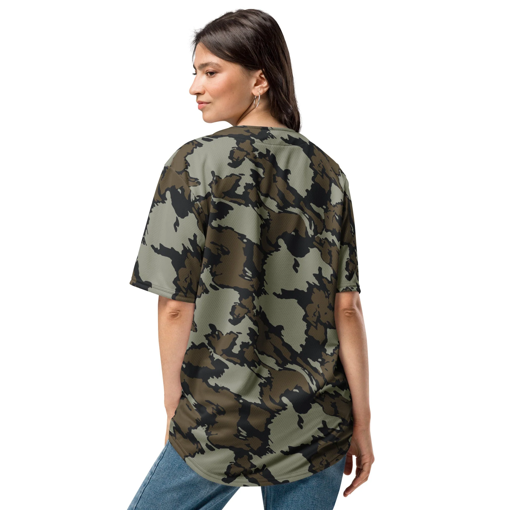 Shadow Timber CAMO Unisex Baseball Jersey - Image 4