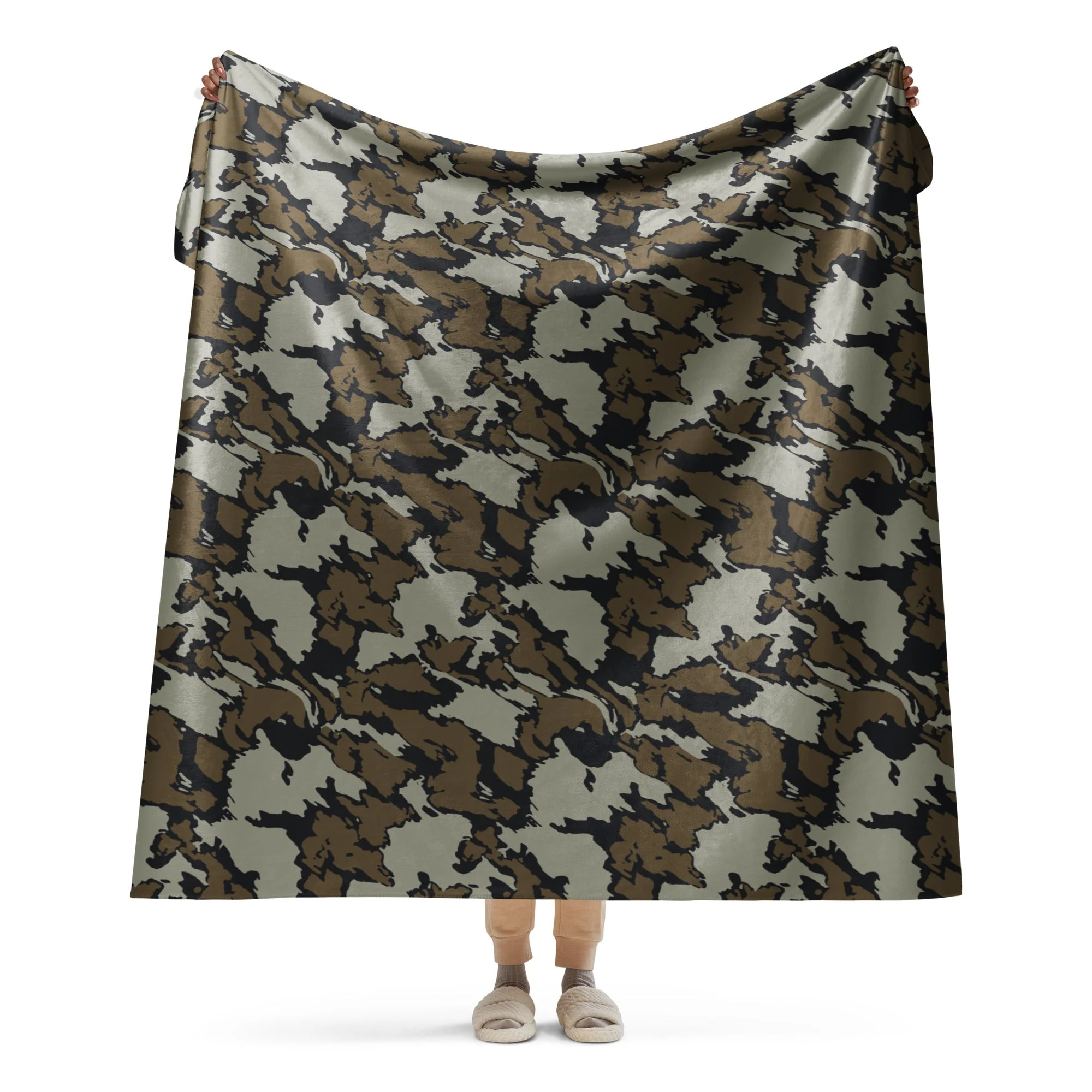 Shadow Timber CAMO Sherpa Blanket