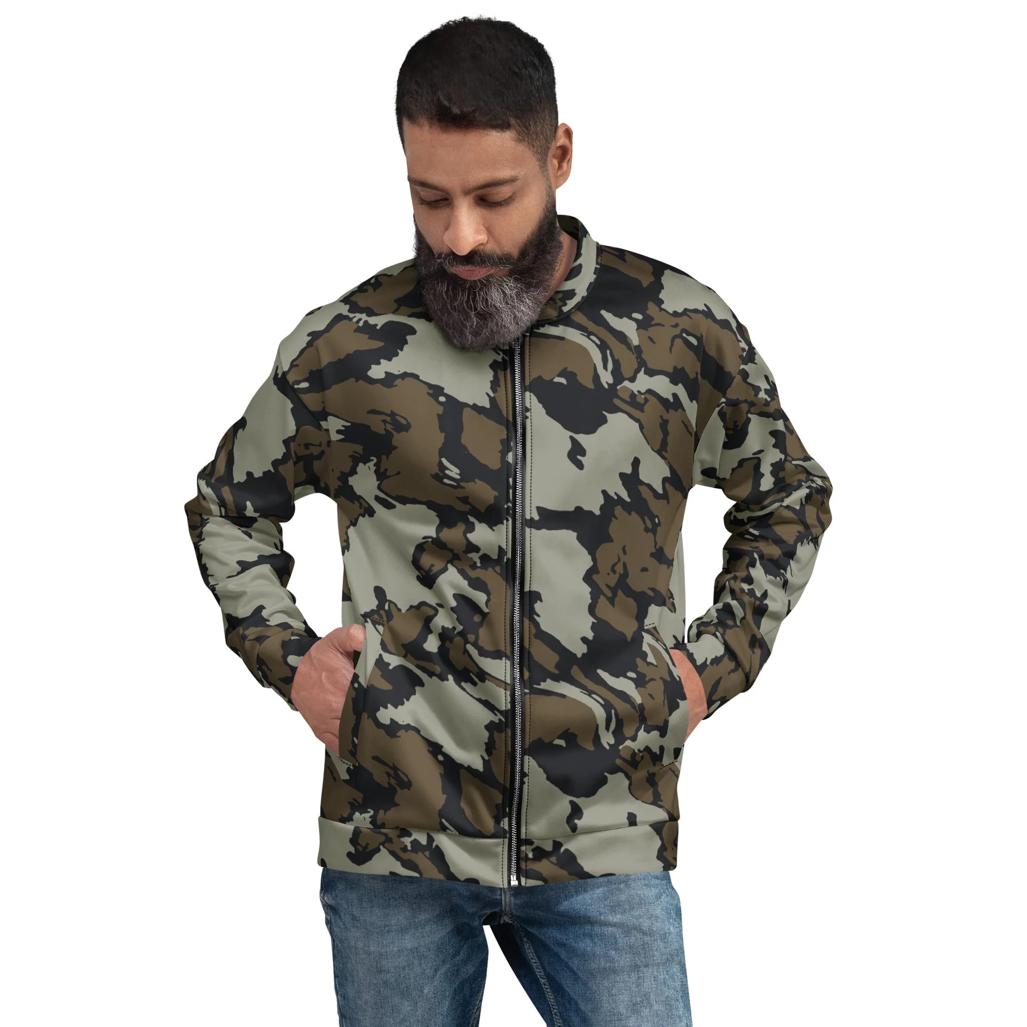 Shadow Timber CAMO Unisex Bomber Jacket
