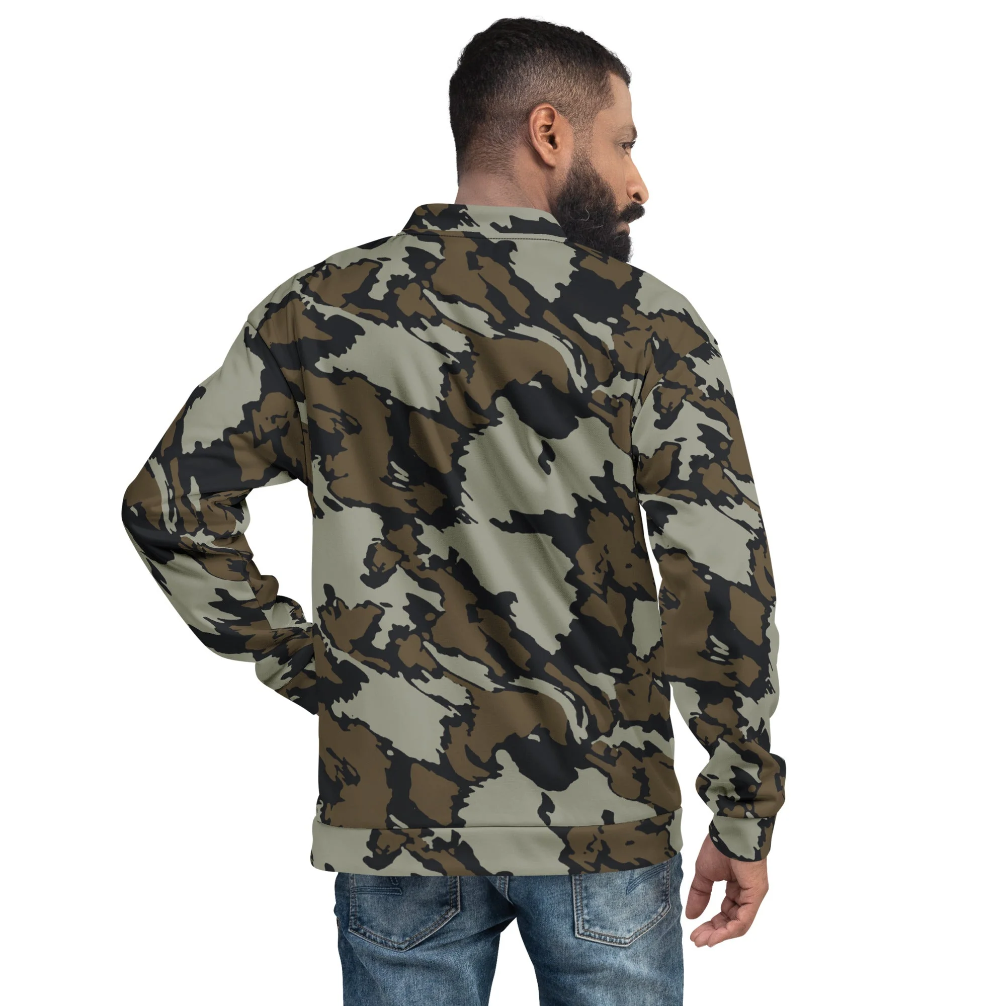 Shadow Timber CAMO Unisex Bomber Jacket - Image 4