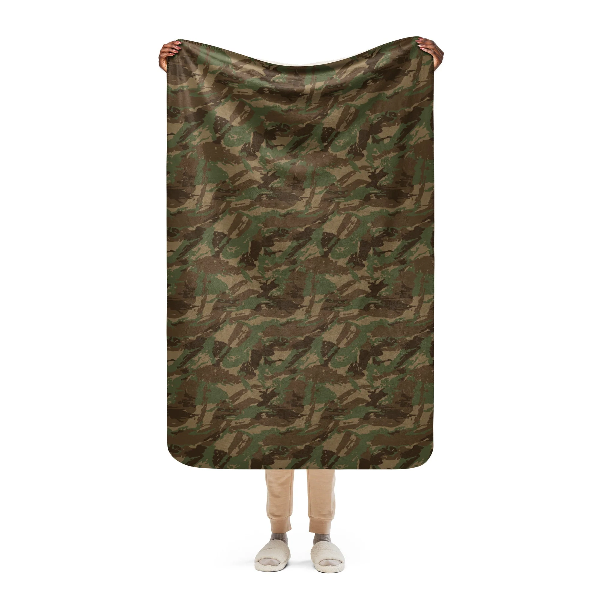 South African 32 Battalion CAMO Sherpa Blanket - Image 15