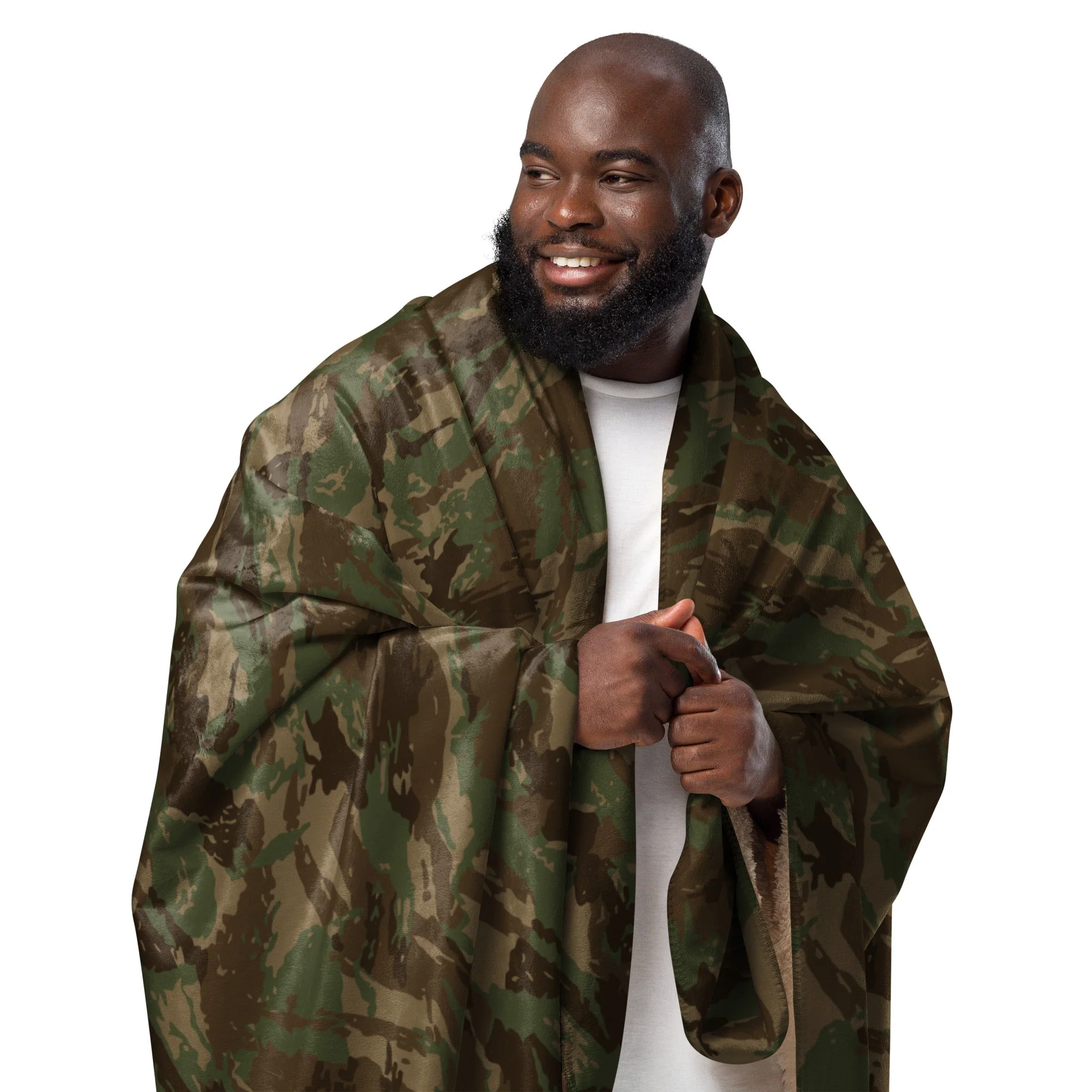 South African 32 Battalion CAMO Sherpa Blanket - Image 3