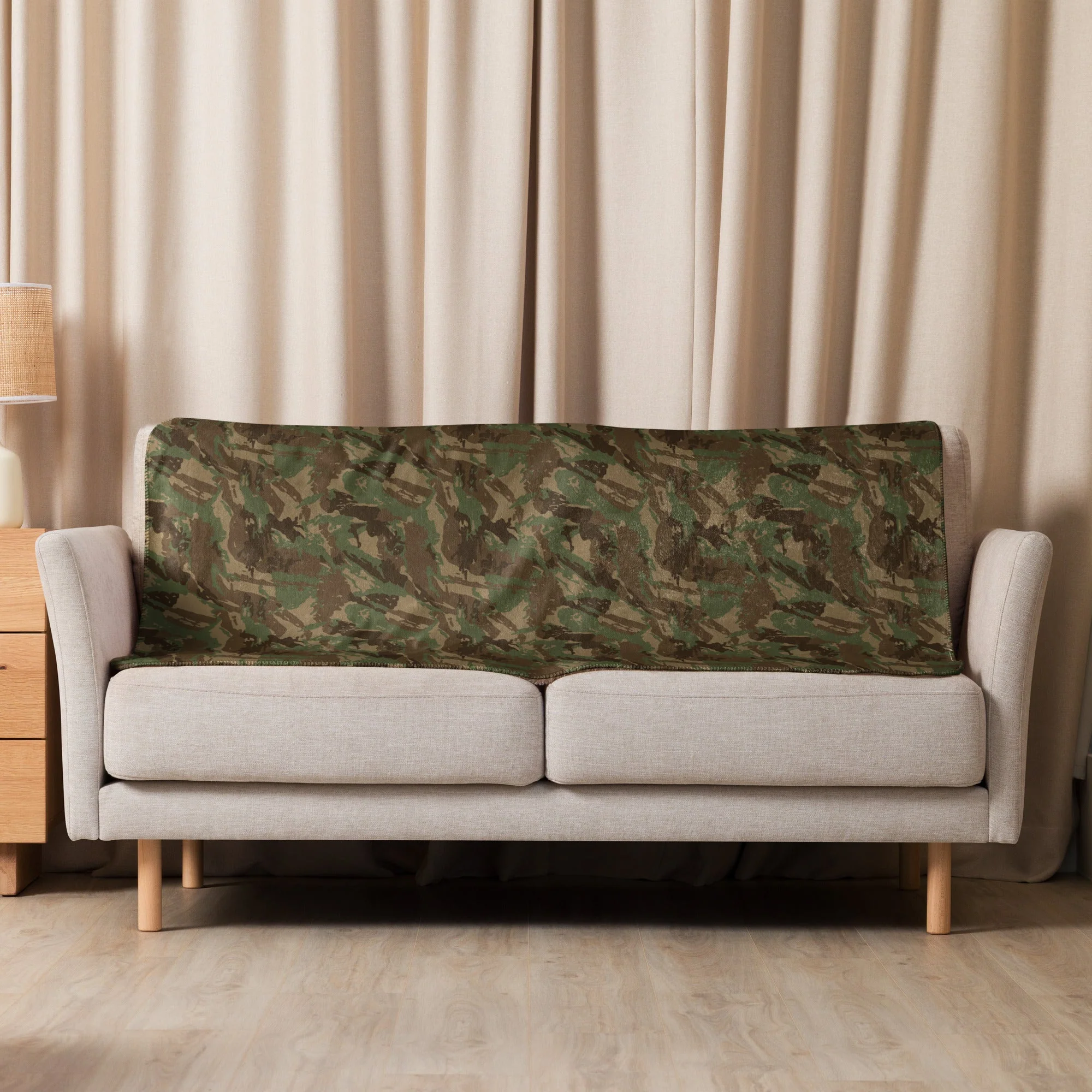 South African 32 Battalion CAMO Sherpa Blanket - Image 9
