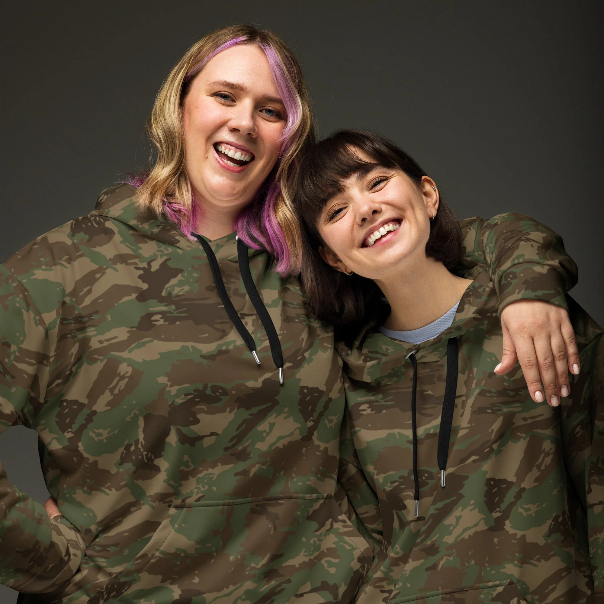 South African 32 Battalion CAMO Unisex Hoodie - Image 5