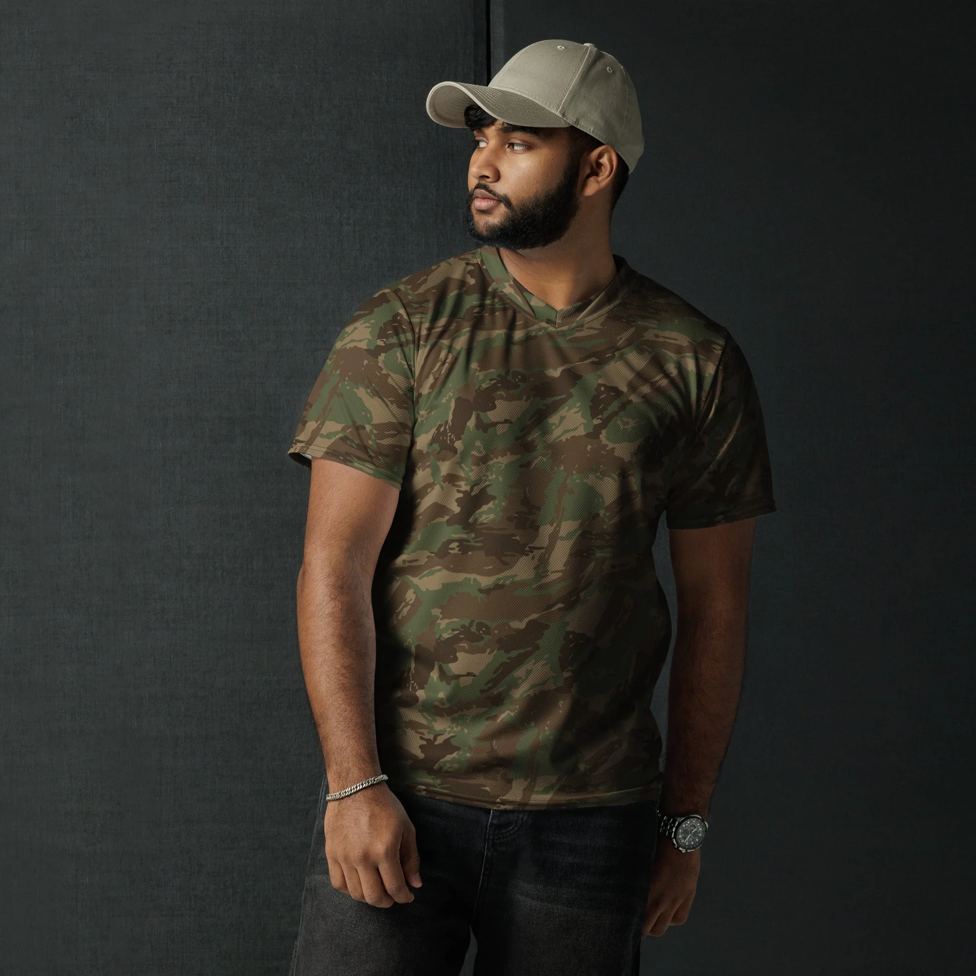 South African 32 Battalion CAMO Unisex Sports Jersey - Image 12