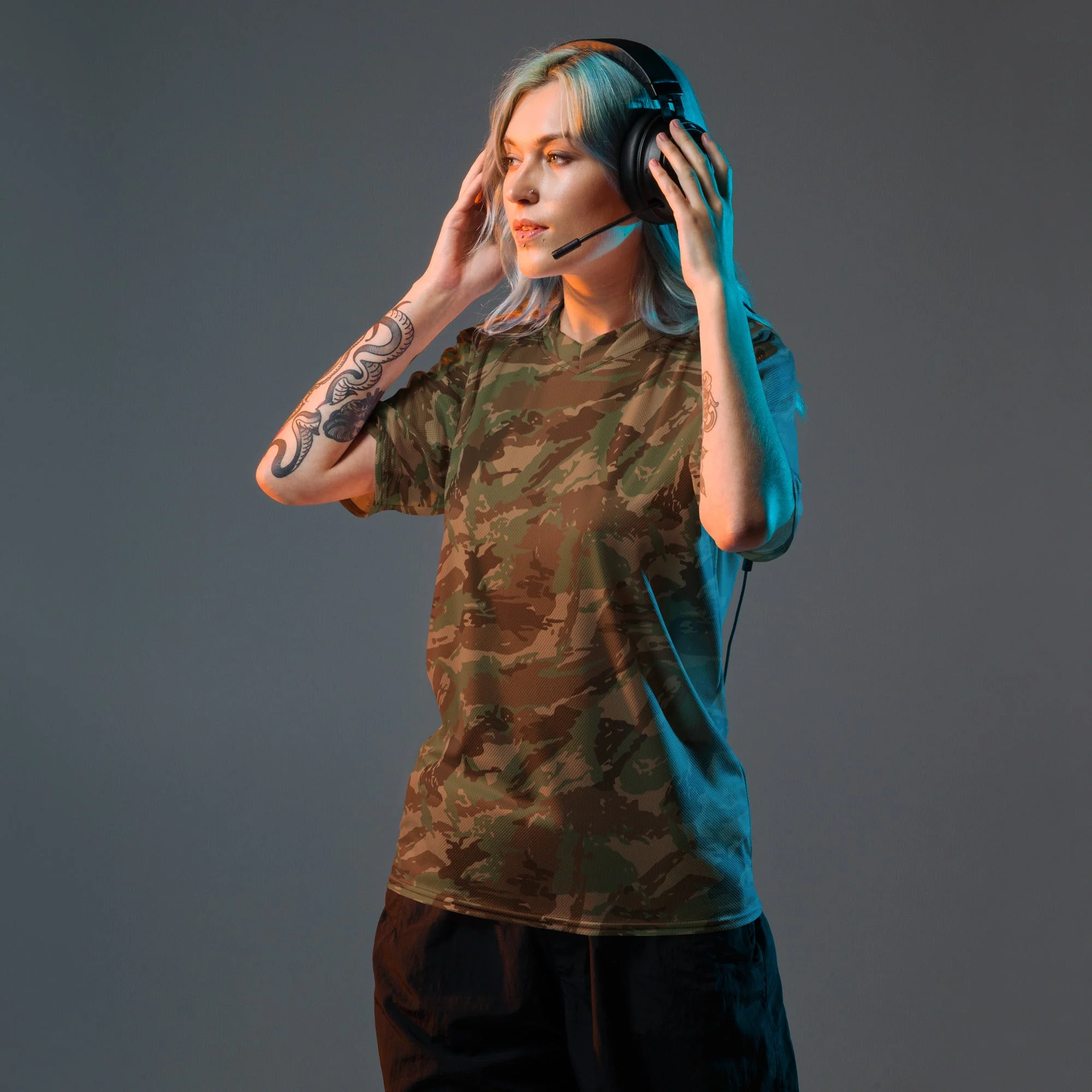 South African 32 Battalion CAMO Unisex Sports Jersey - Image 6