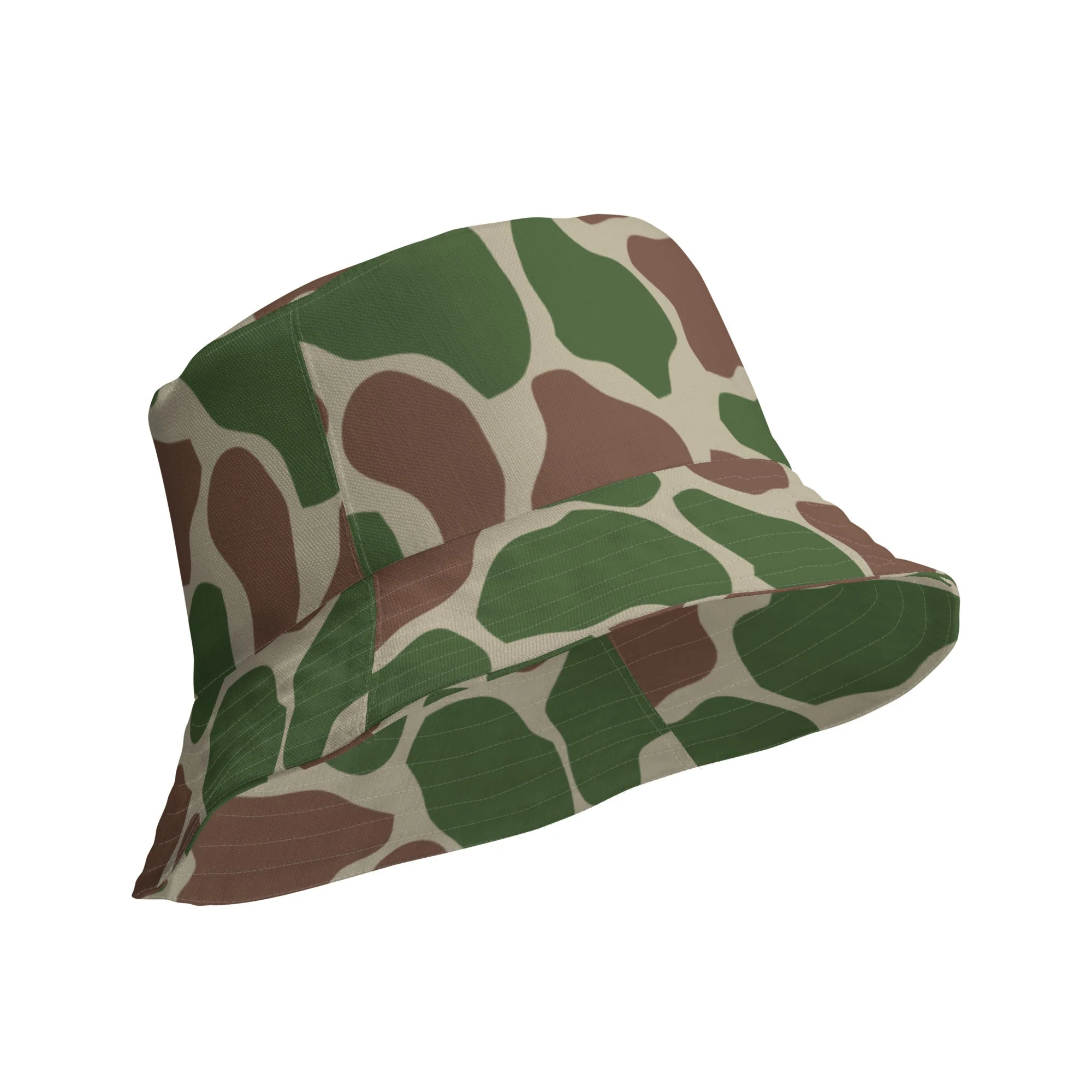 South African Kangwane Giraffe CAMO Reversible Bucket Hat - Image 7