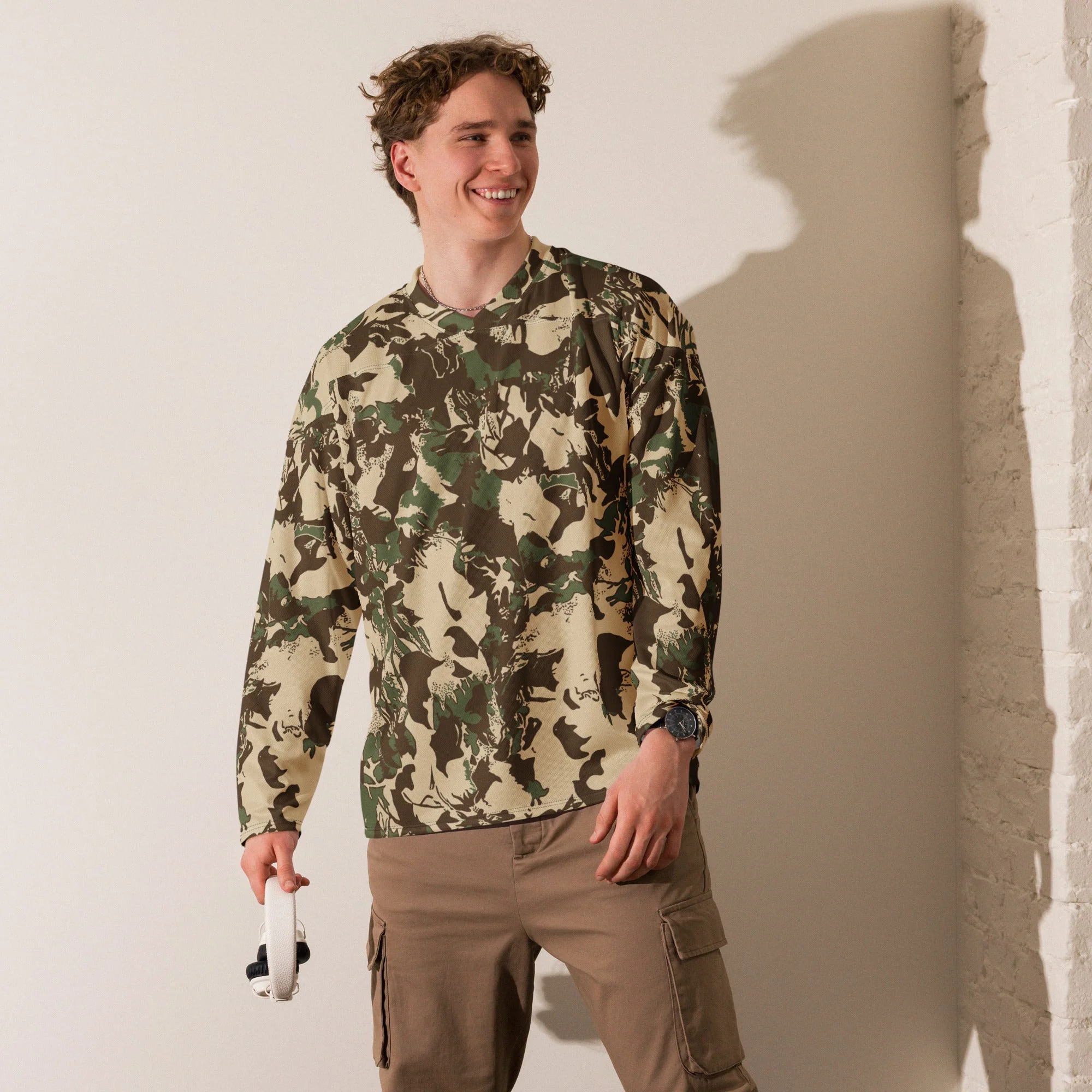 South African South African KOEVOET Police CAMO Unisex Hockey Fan Jersey - Image 2