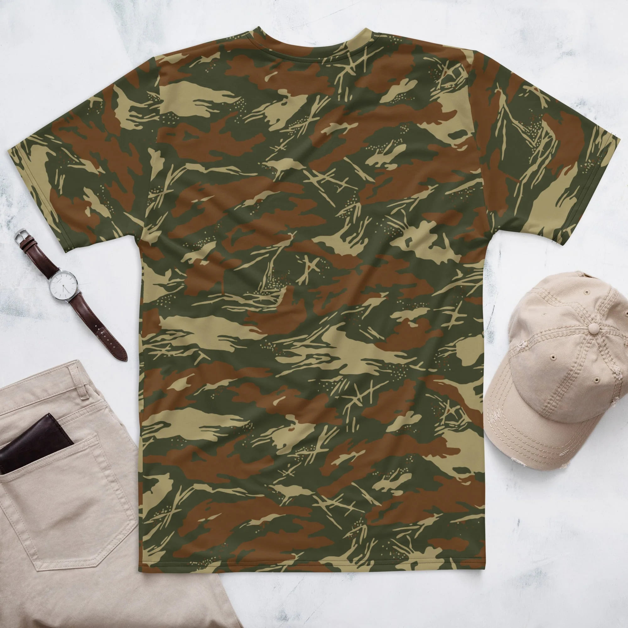 South African SWAPOL Koevoet CAMO Mens T-Shirt - Image 6