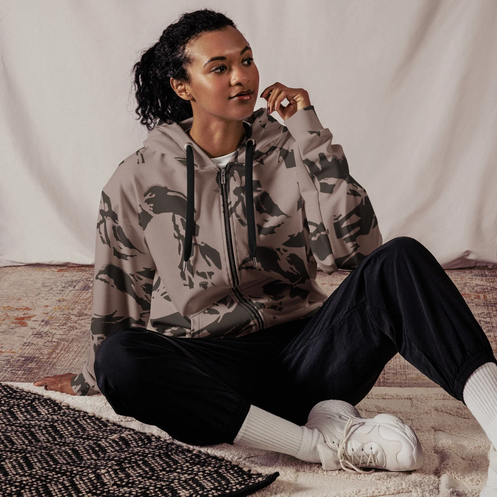 South African DPM Special Police CAMO Unisex Zip Hoodie - Image 3