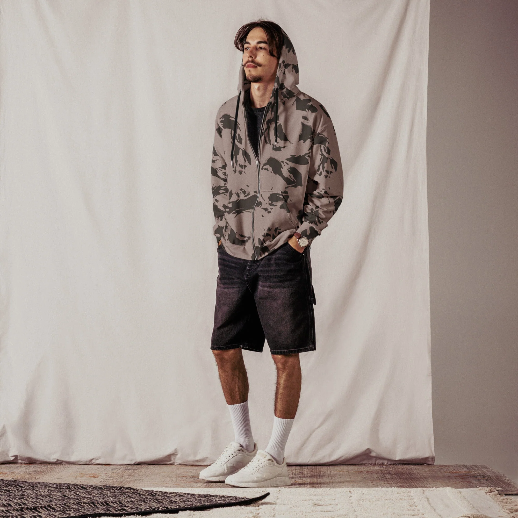 South African DPM Special Police CAMO Unisex Zip Hoodie - Image 8