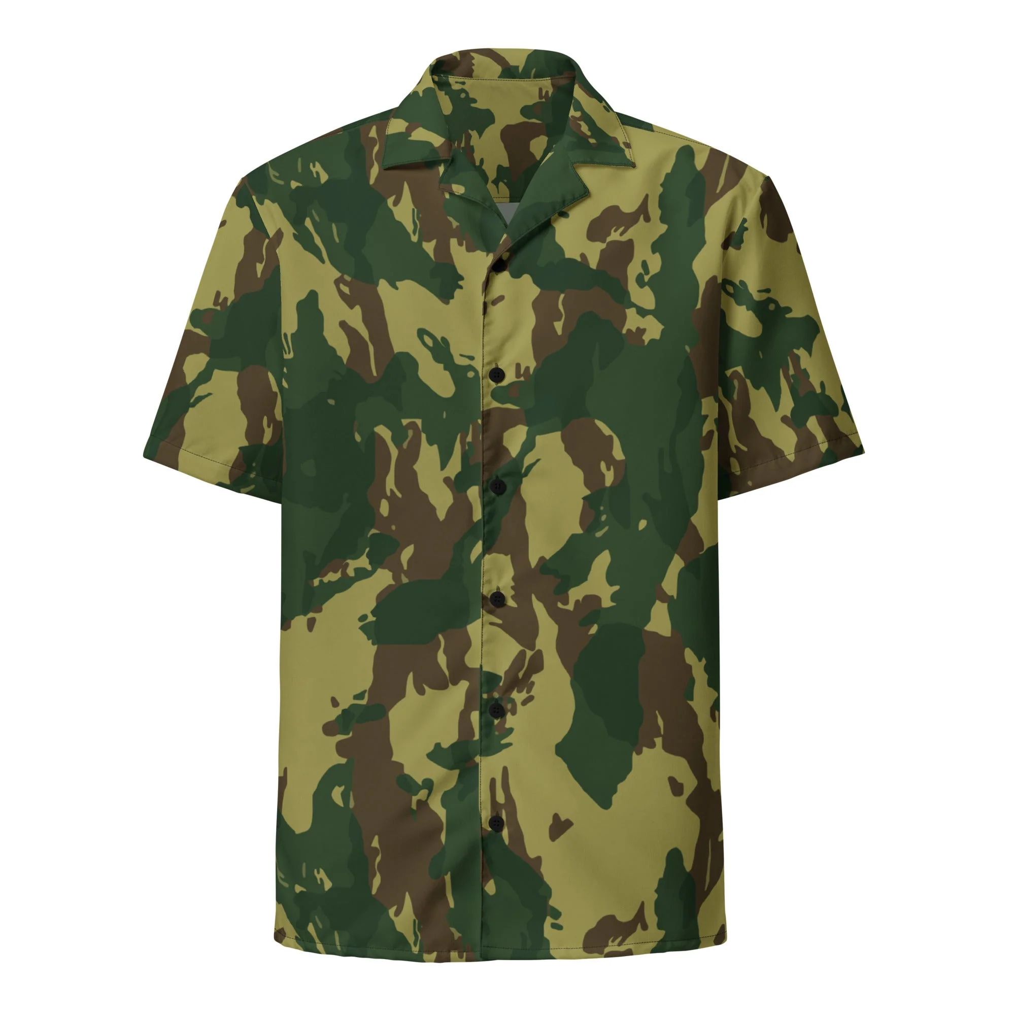 Congo Denison CAMO Unisex Short-Sleeve Button Shirt - Image 11