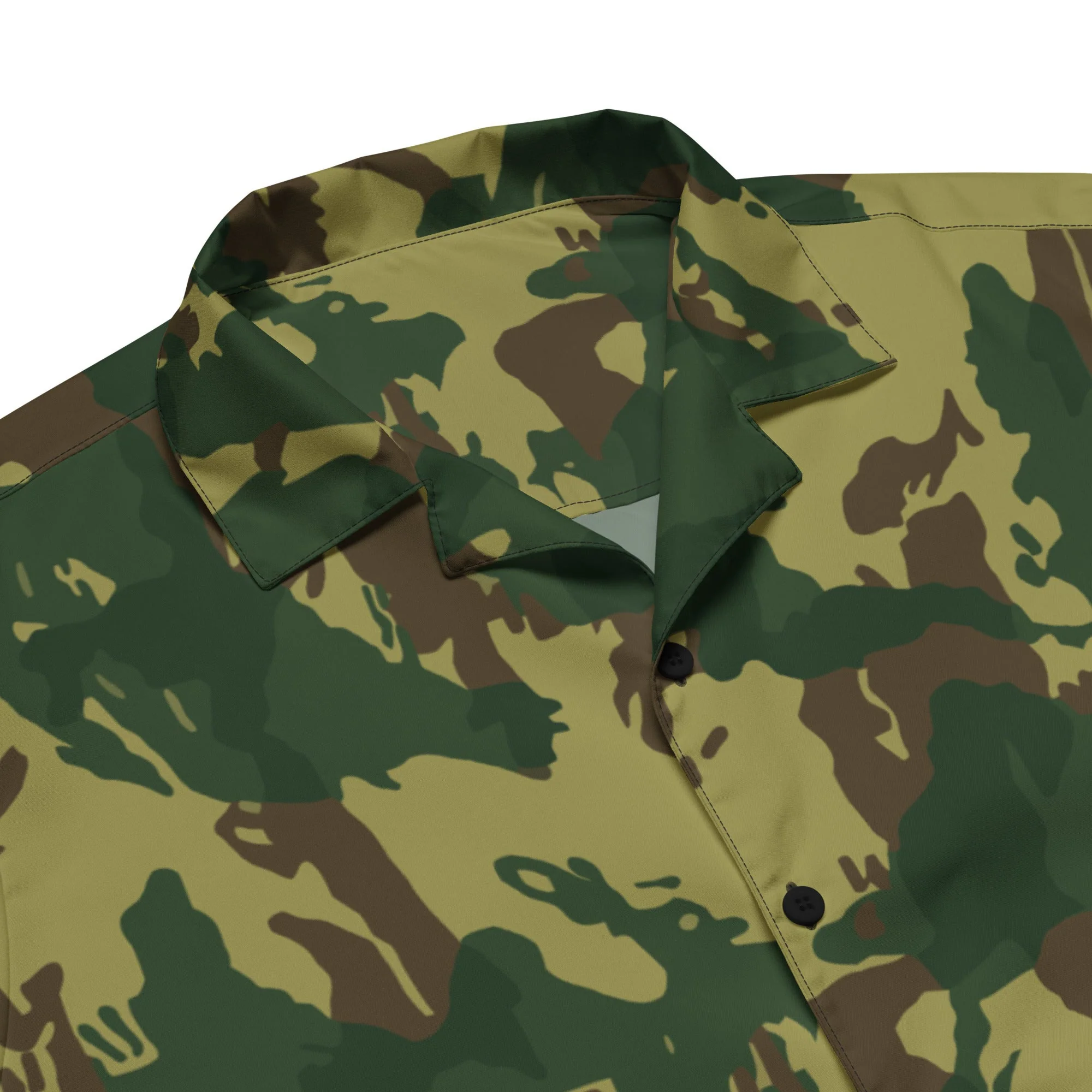 Congo Denison CAMO Unisex Short-Sleeve Button Shirt - Image 2