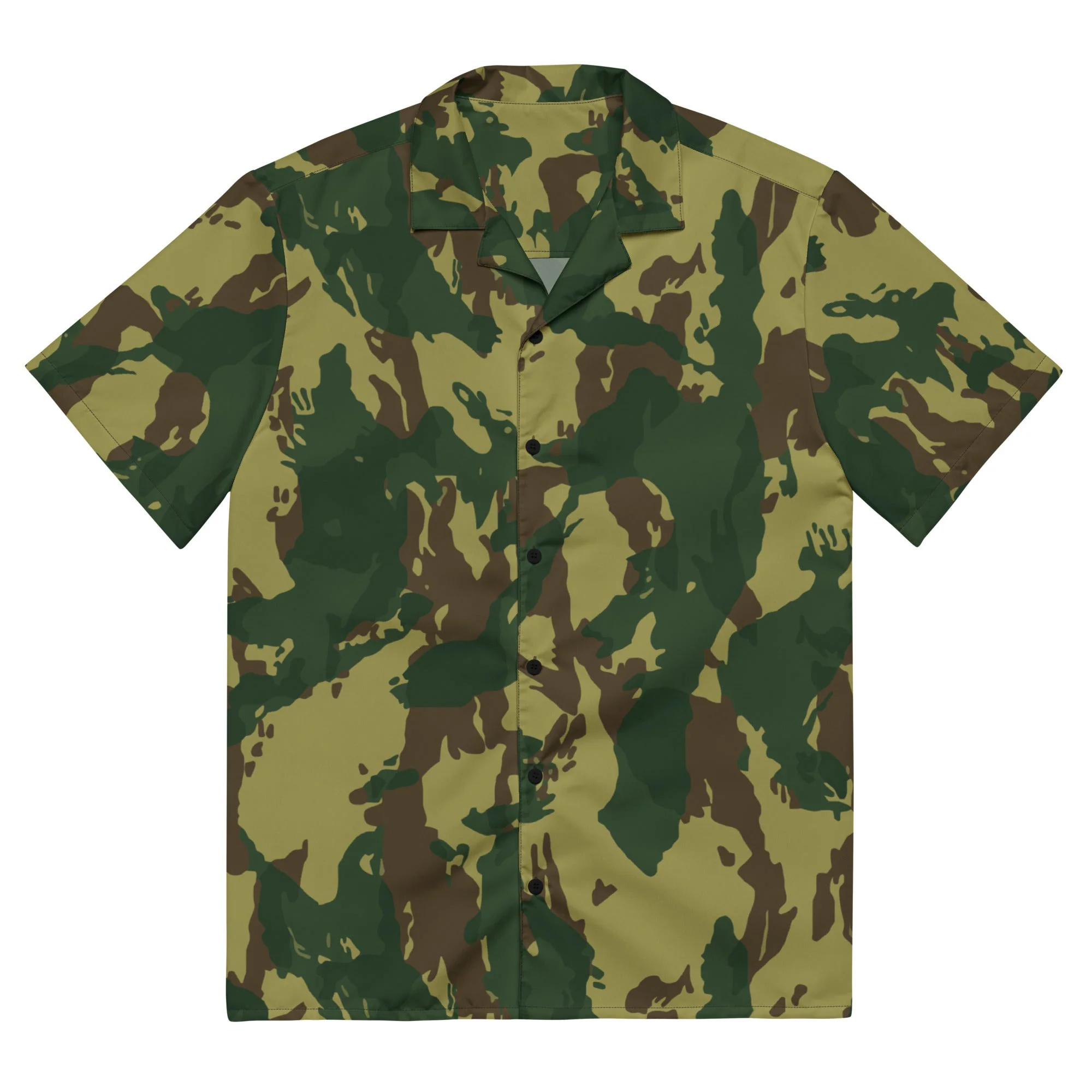 Congo Denison CAMO Unisex Short-Sleeve Button Shirt - Image 4