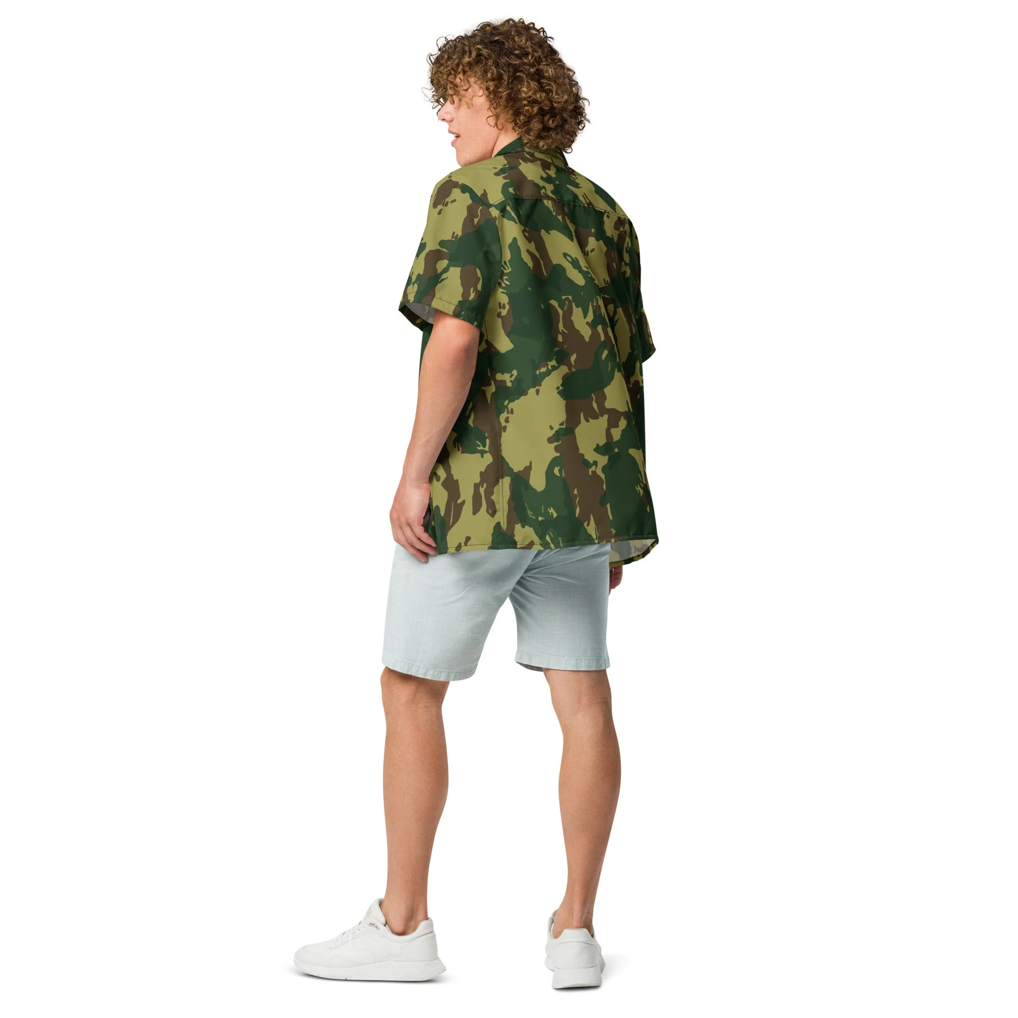 Congo Denison CAMO Unisex Short-Sleeve Button Shirt - Image 7