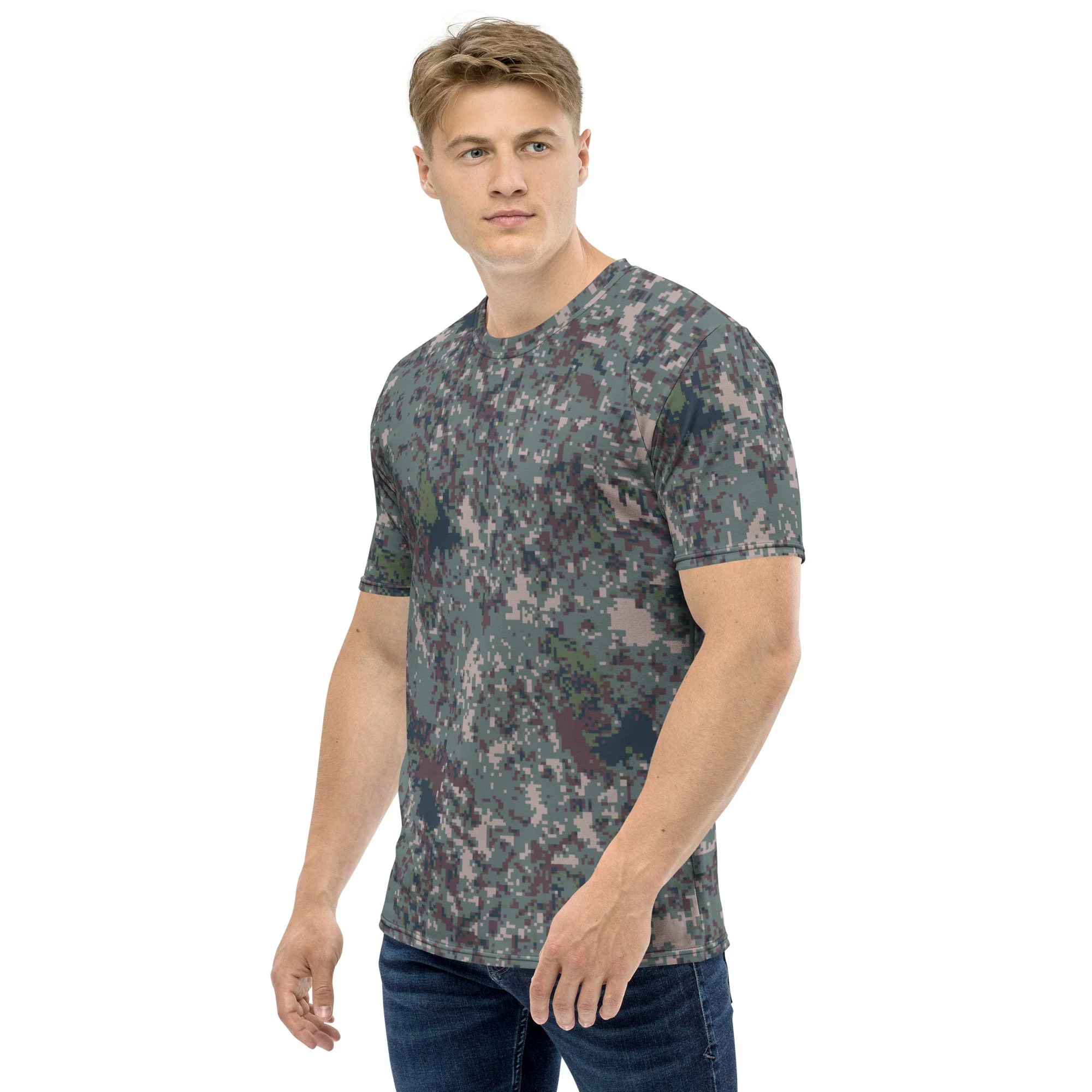South Korean ROK Digital Granite CAMO Mens T-Shirt - Image 2