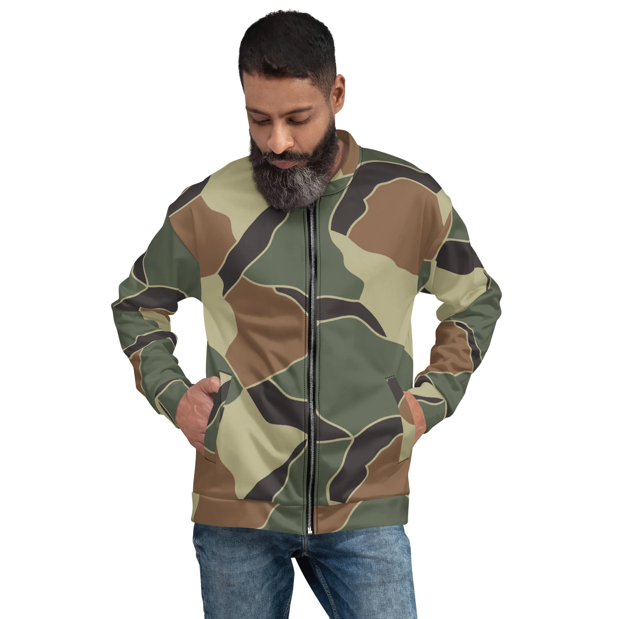 South Korean ROK Turtle Shell CAMO Unisex Bomber Jacket