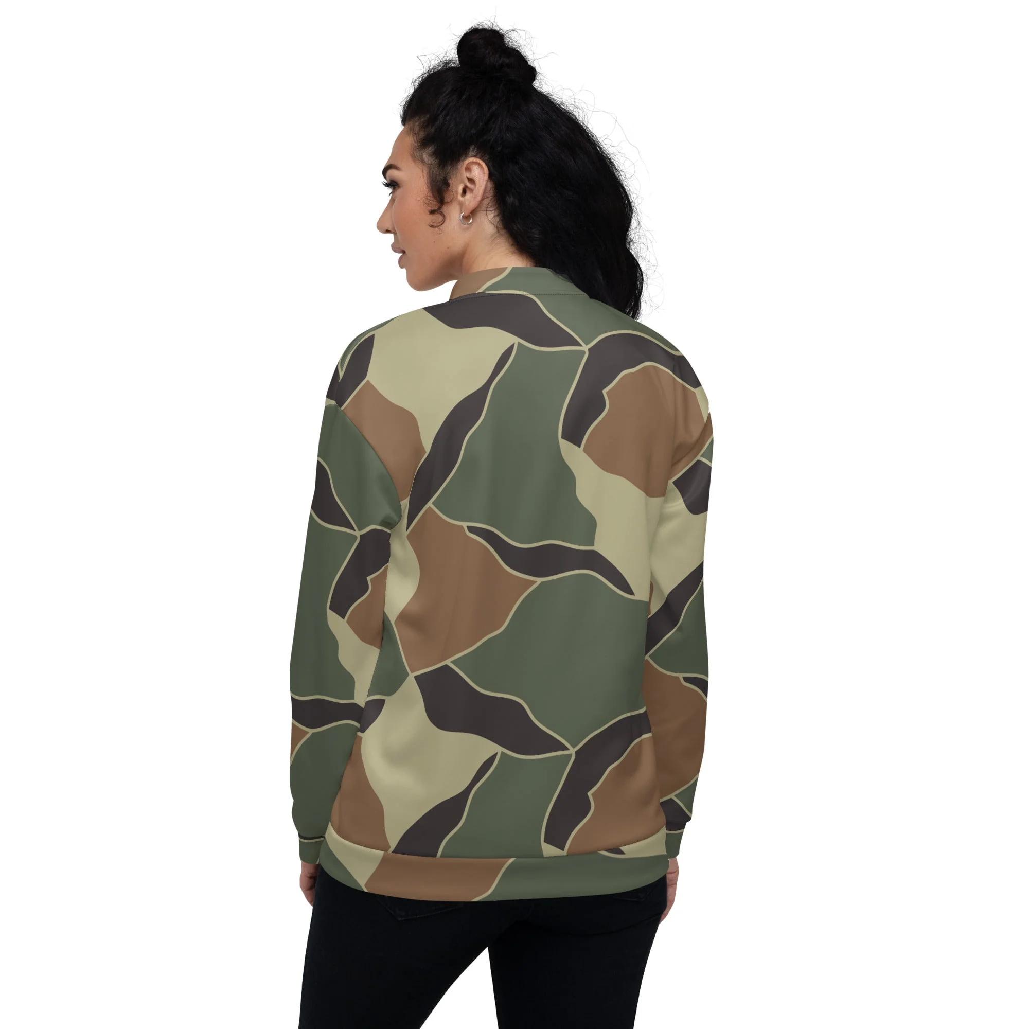 South Korean ROK Turtle Shell CAMO Unisex Bomber Jacket - Image 2