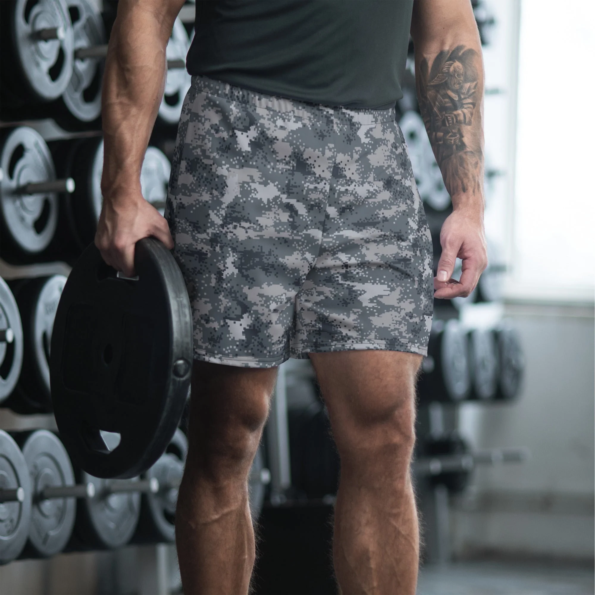 South Korean ROK Digital Salvage & Rescue CAMO Unisex Athletic Long Shorts