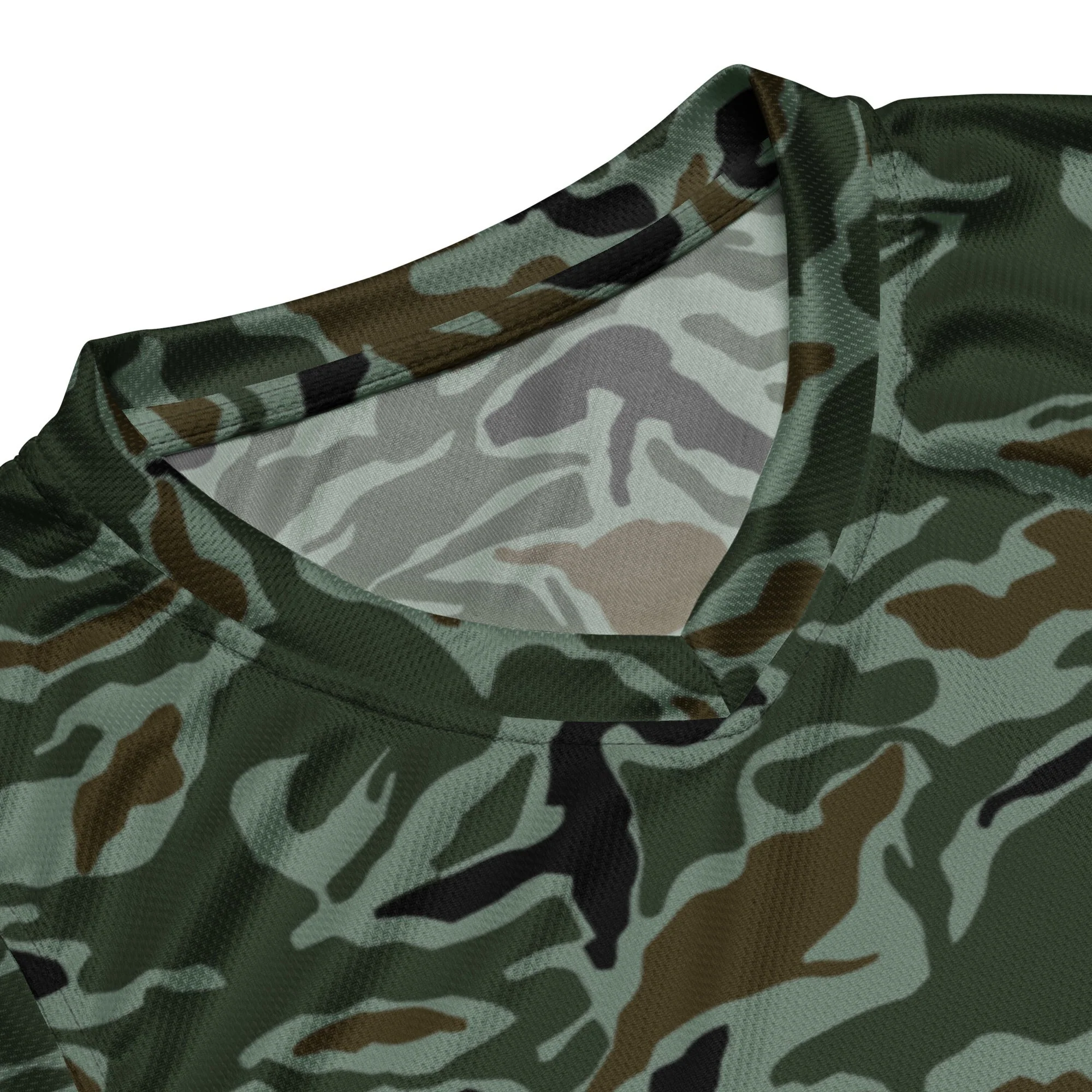 South Korean ROK Noodle Swirl CAMO Unisex Basketball Jersey - Image 4