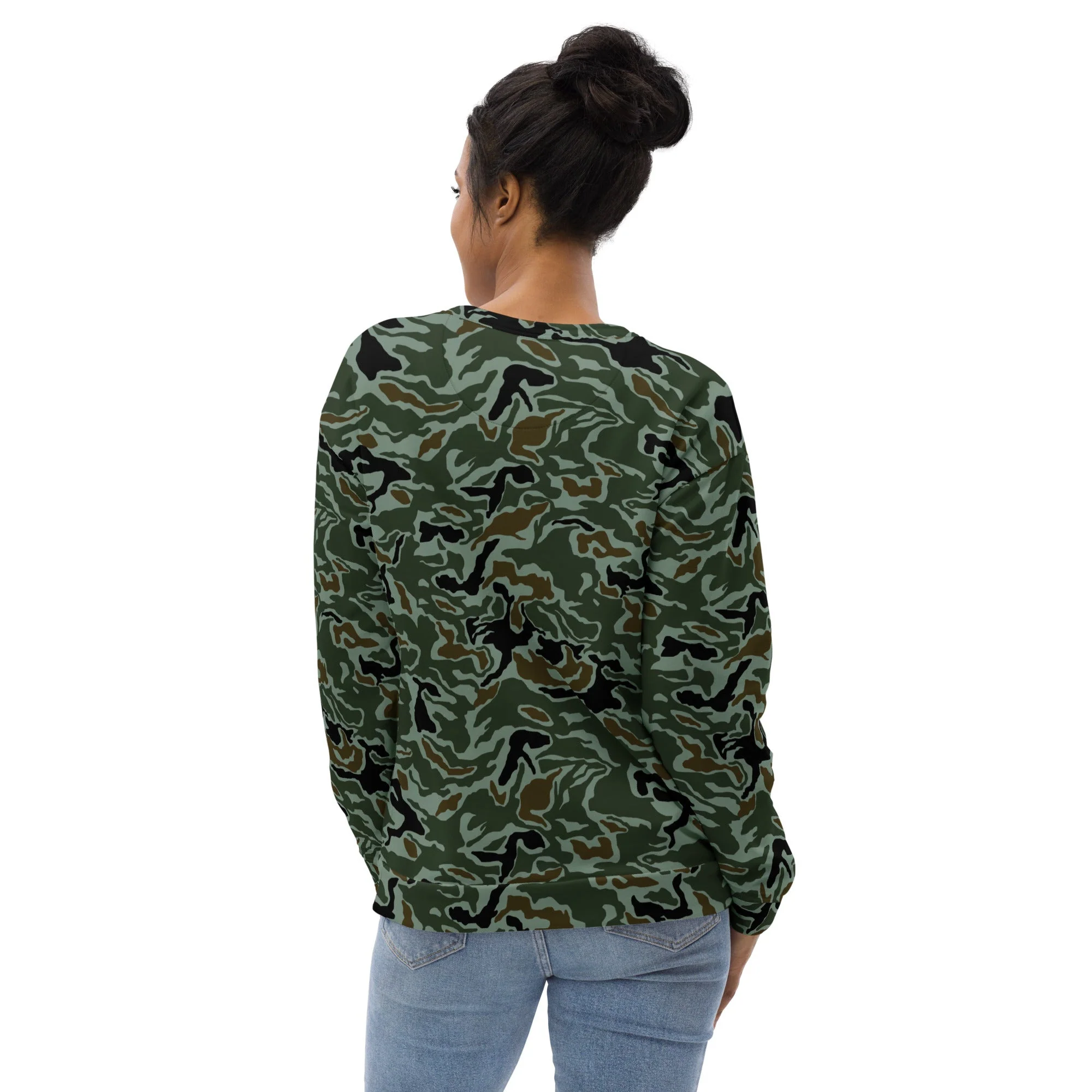 South Korean ROK Noodle Swirl CAMO Unisex Sweatshirt - Image 13