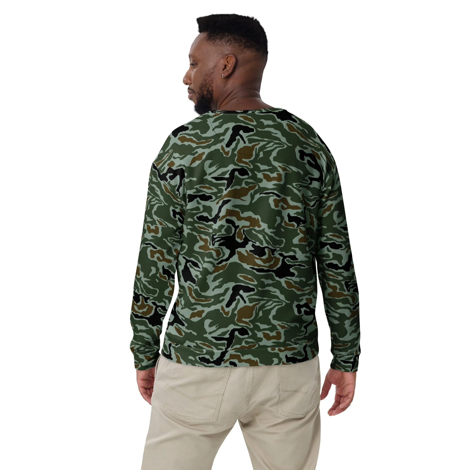 South Korean ROK Noodle Swirl CAMO Unisex Sweatshirt - Image 14