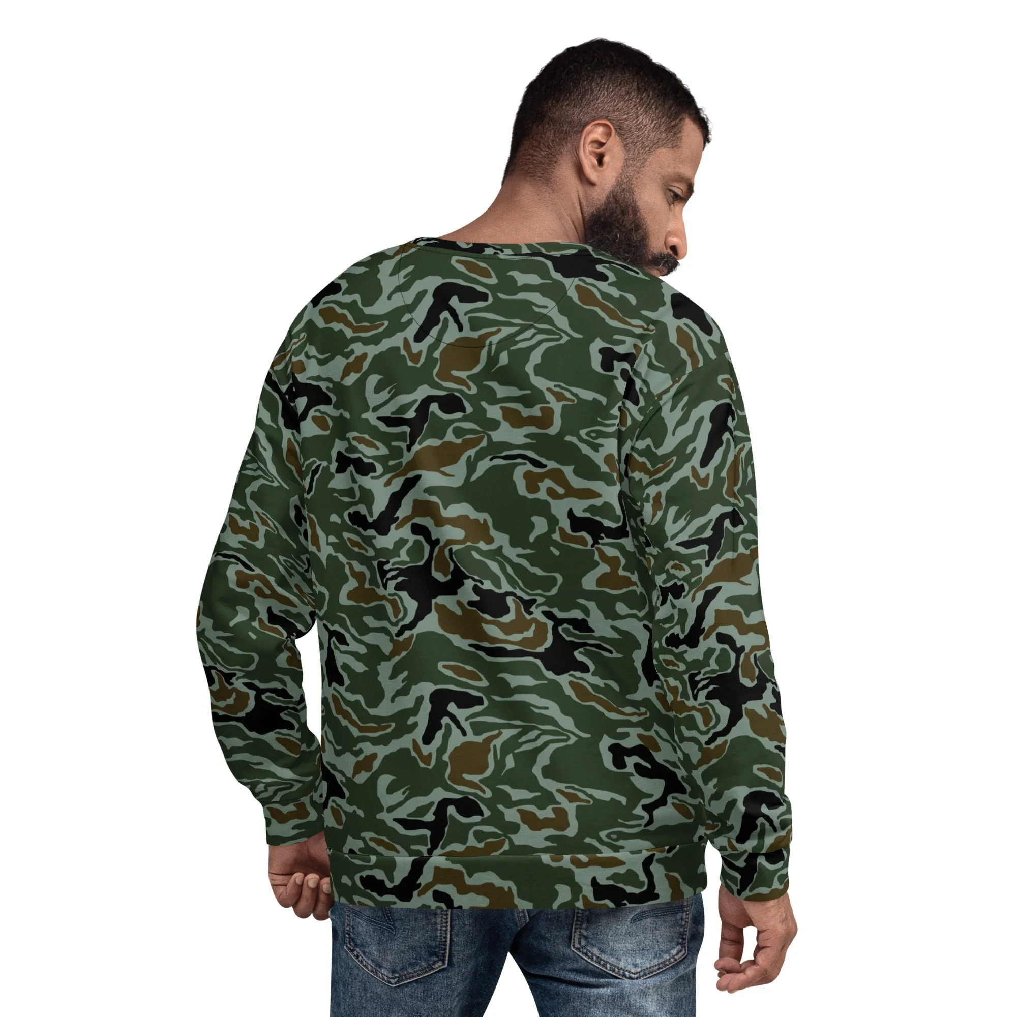South Korean ROK Noodle Swirl CAMO Unisex Sweatshirt - Image 15