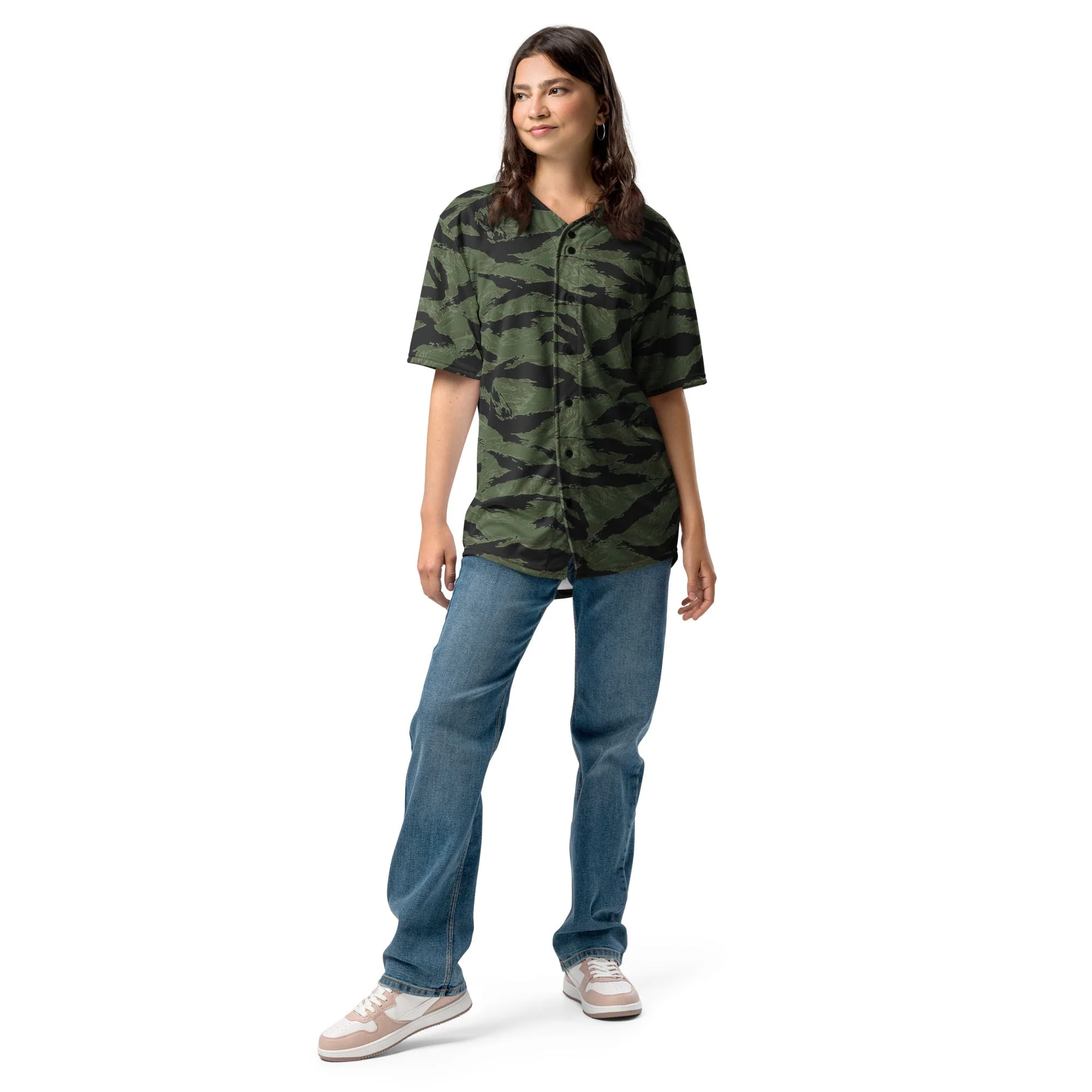 South Vietnamese ARVN Tiger Stripe CAMO Unisex Baseball Jersey - Image 10