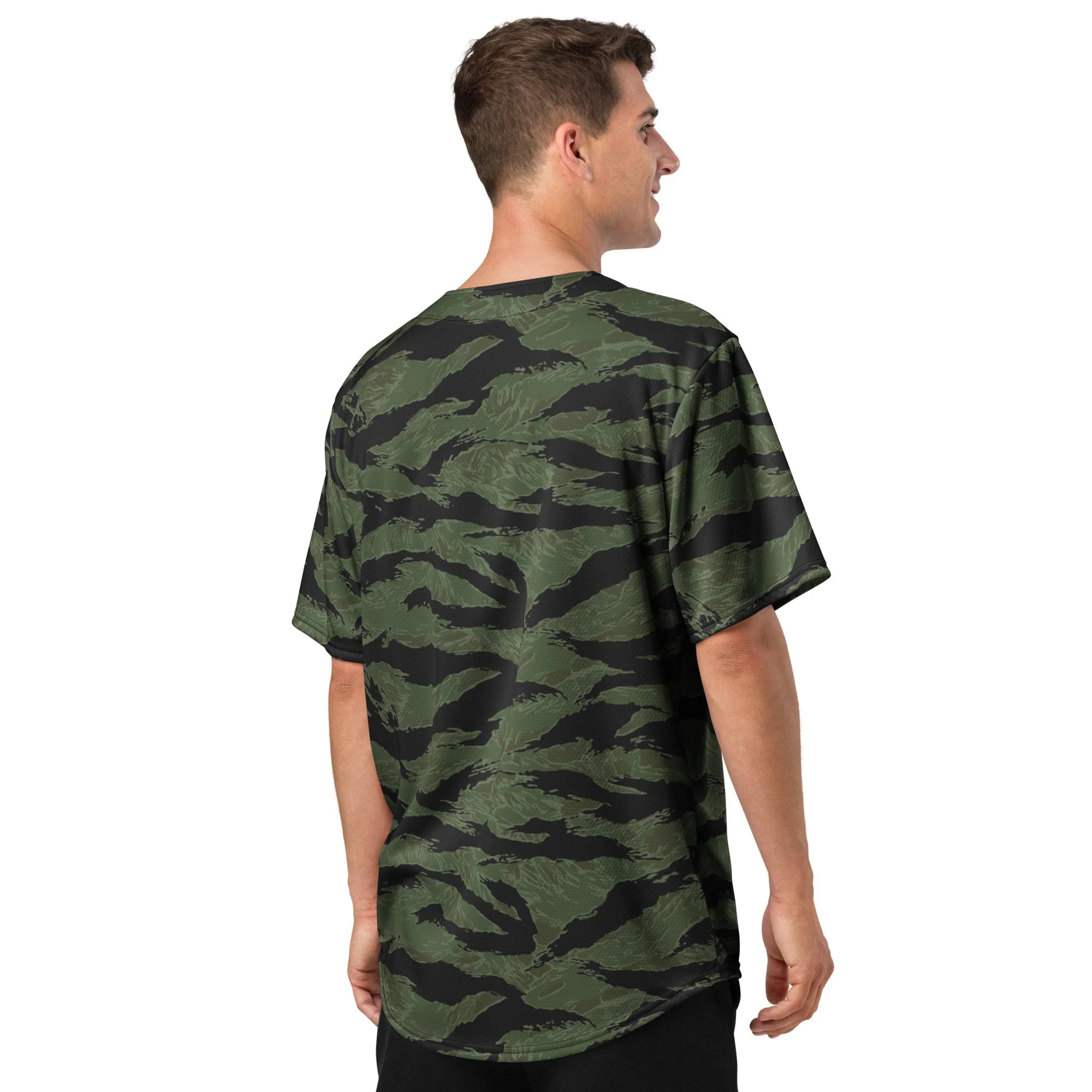 South Vietnamese ARVN Tiger Stripe CAMO Unisex Baseball Jersey - Image 8