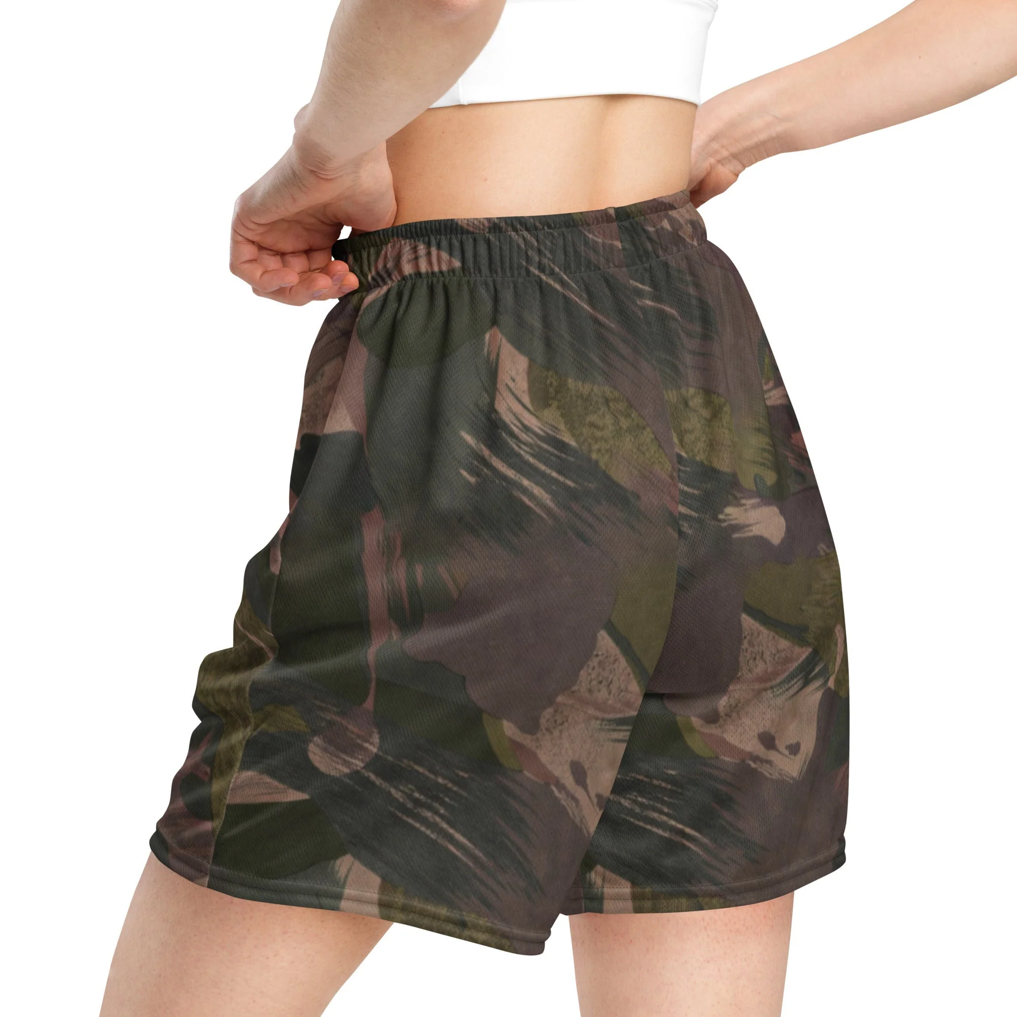 South Vietnamese DPM ARVN Airborne Brushstroke CAMO Unisex Mesh Shorts - Image 12