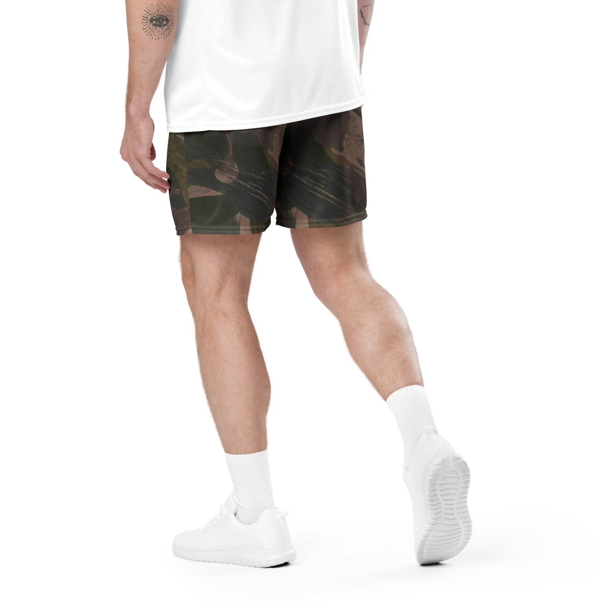 South Vietnamese DPM ARVN Airborne Brushstroke CAMO Unisex Mesh Shorts - Image 13