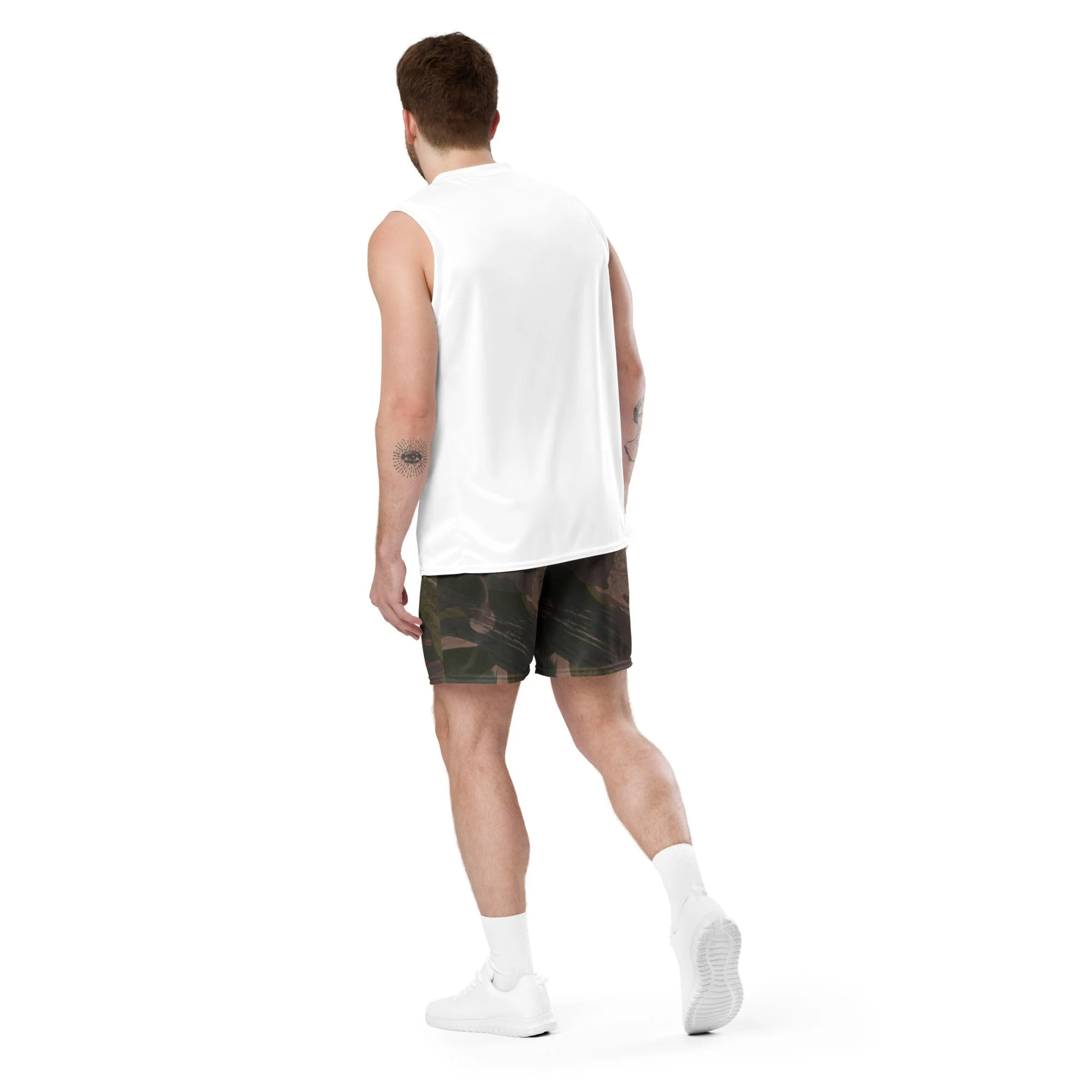 South Vietnamese DPM ARVN Airborne Brushstroke CAMO Unisex Mesh Shorts - Image 15