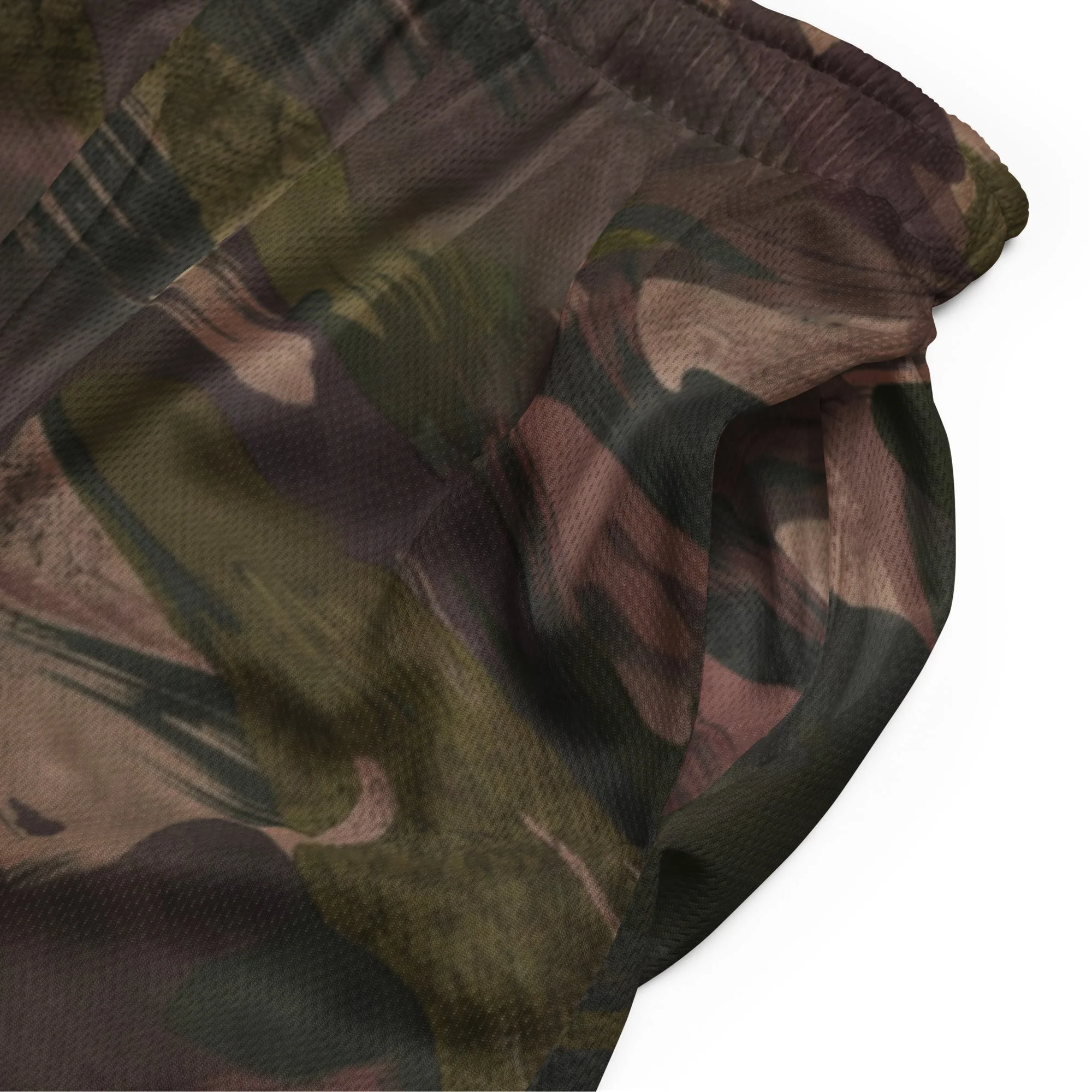 South Vietnamese DPM ARVN Airborne Brushstroke CAMO Unisex Mesh Shorts - Image 17